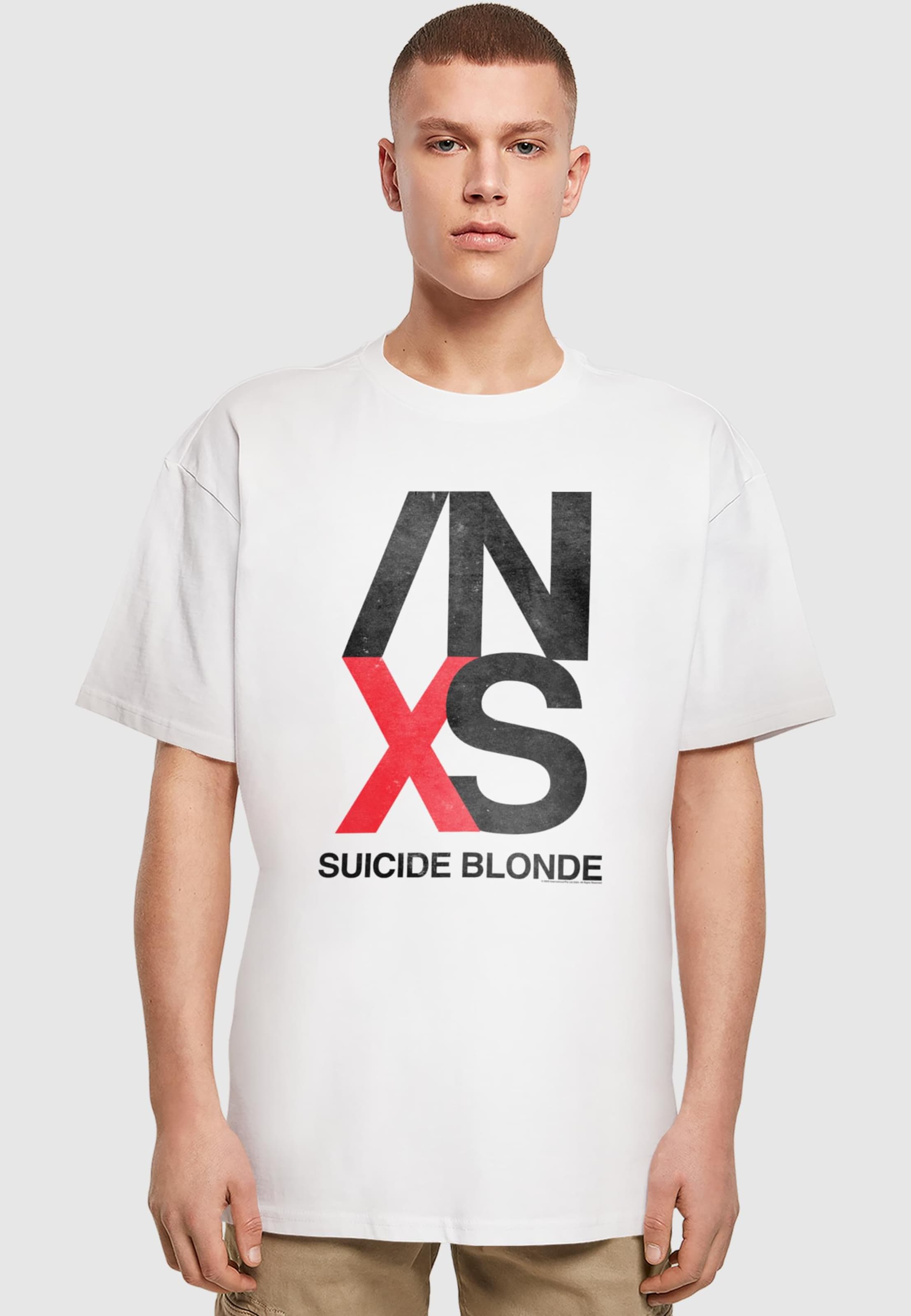 Merchcode INXS - X Tour Heavy Oversize Tee