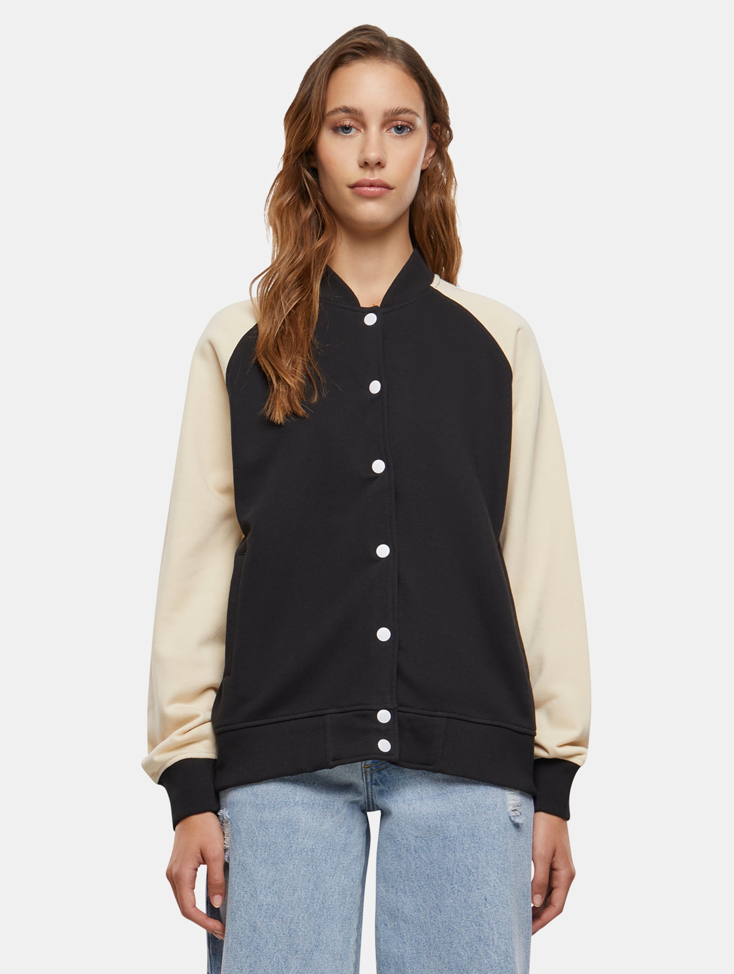 Urban Classics Ladies Light Terry Raglan College Jacke