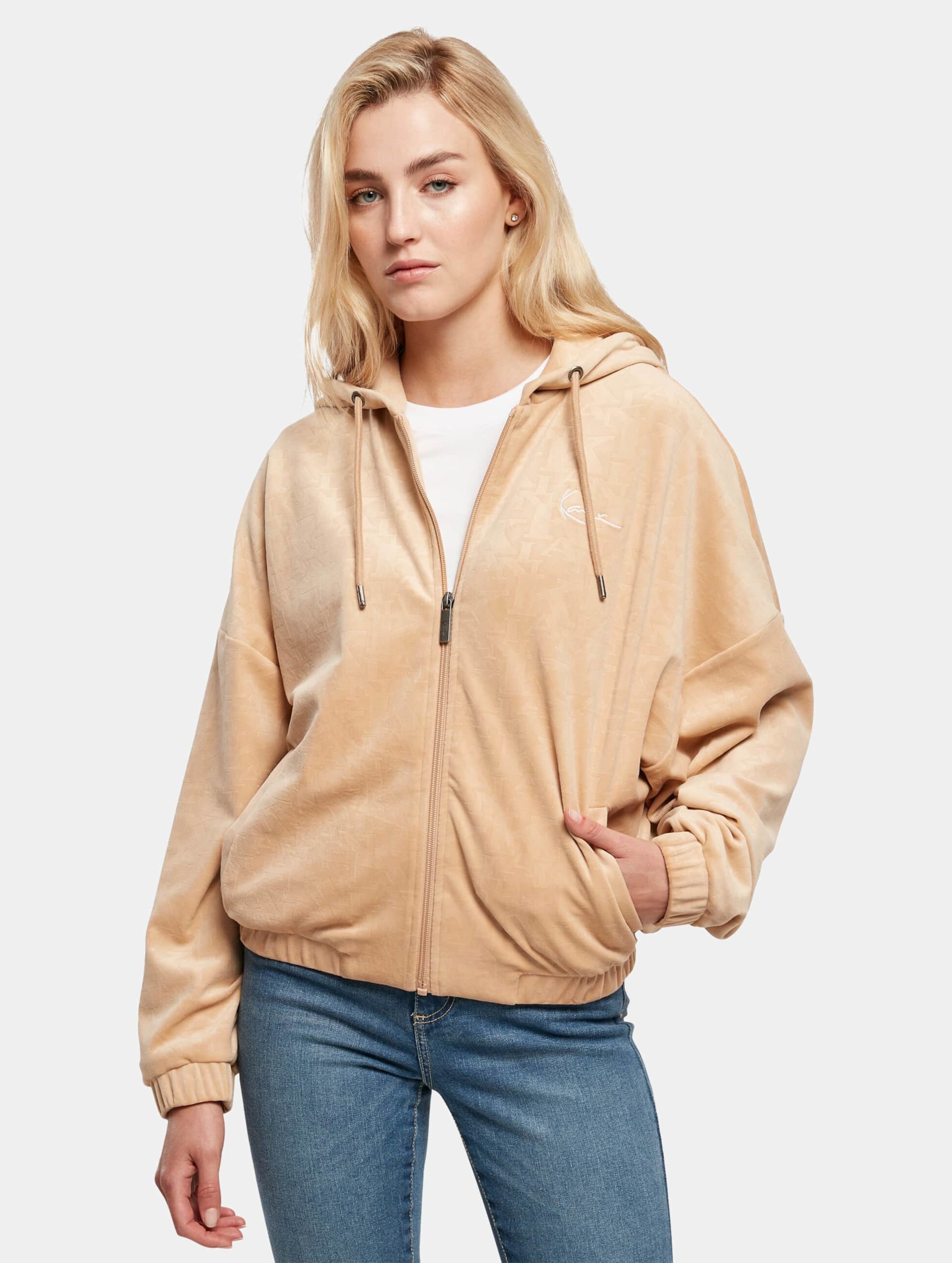 Karl Kani KW224-032-1KK Chest Signature Velvet Logo Jacket