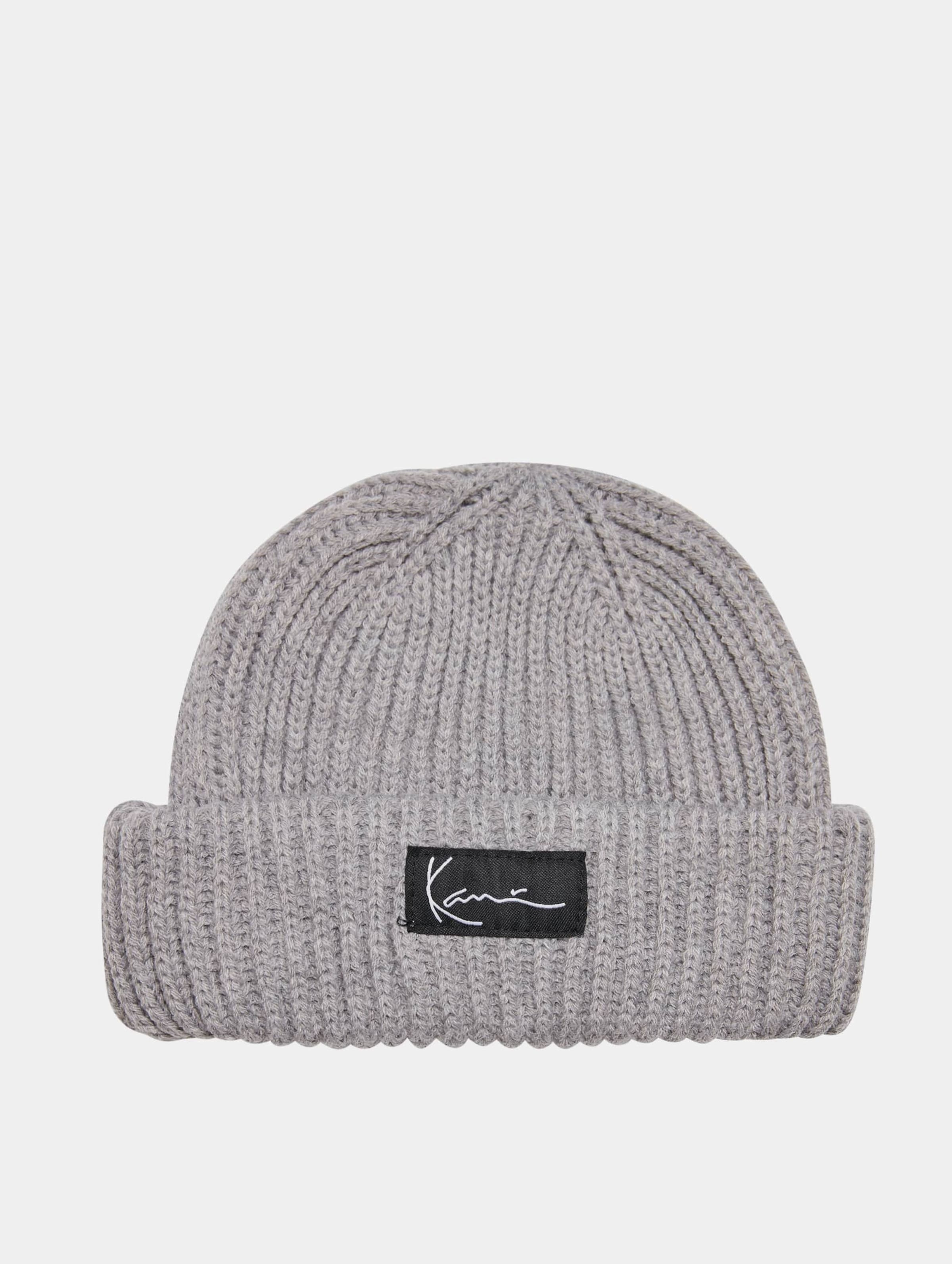 Karl Kani KA223-008-3 Signature Fisherman Beanie grey melange