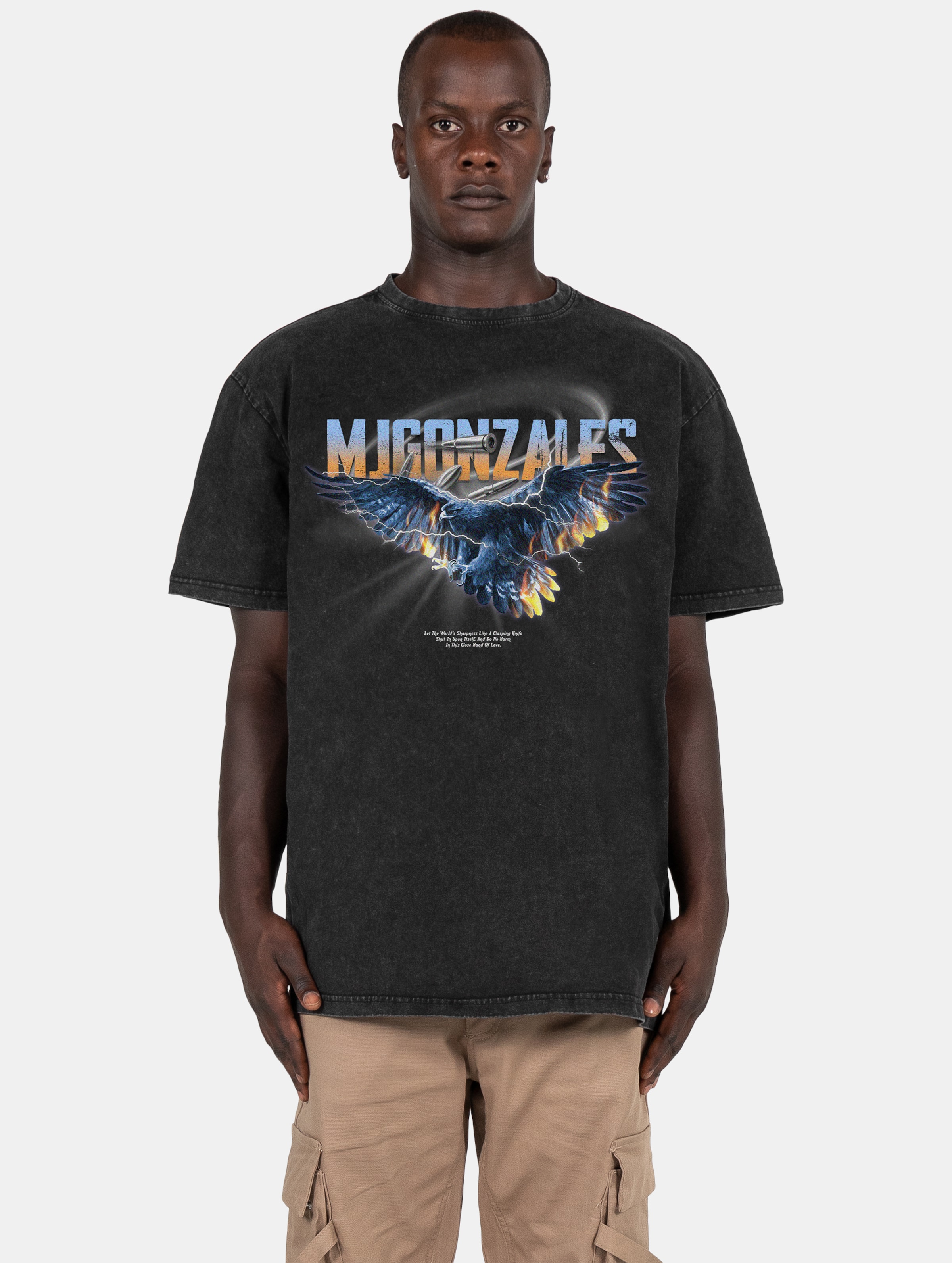 MJ Gonzales EAGLE V2. Acid Washed Heavy Oversize Tee