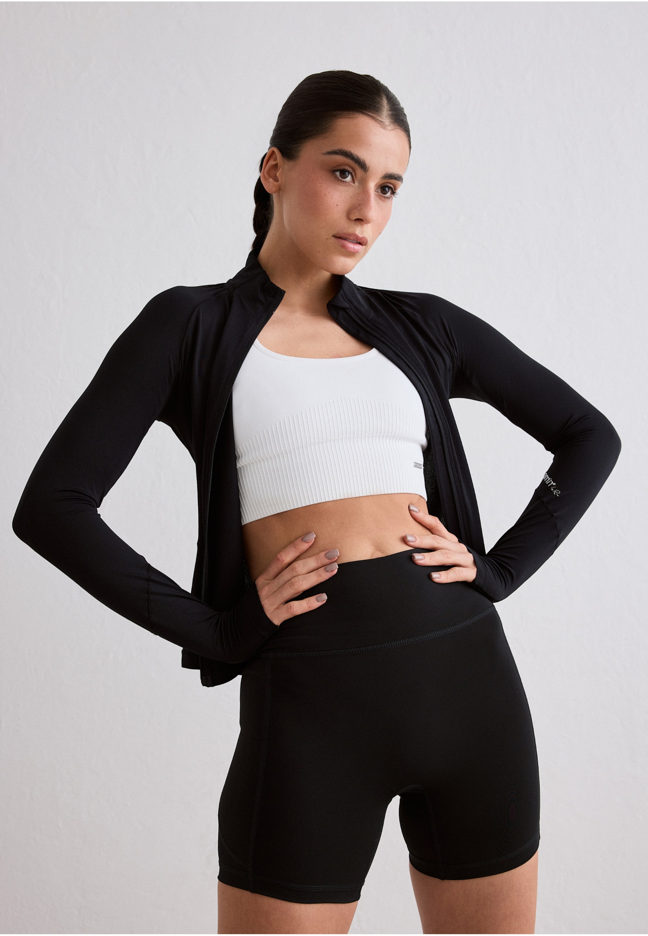aimn Running Midi Biker Short