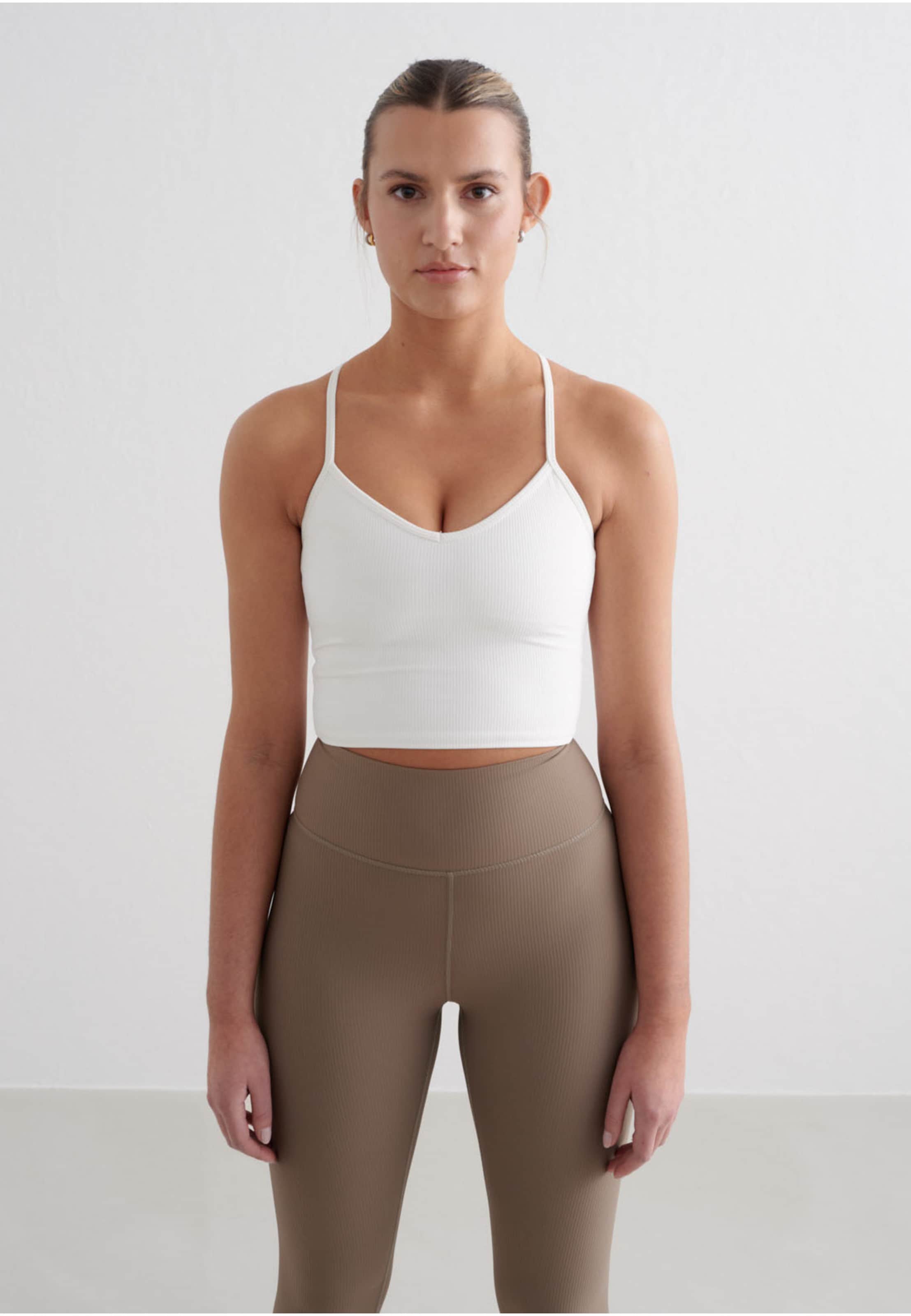 aimn Ribbed Performance Bralette