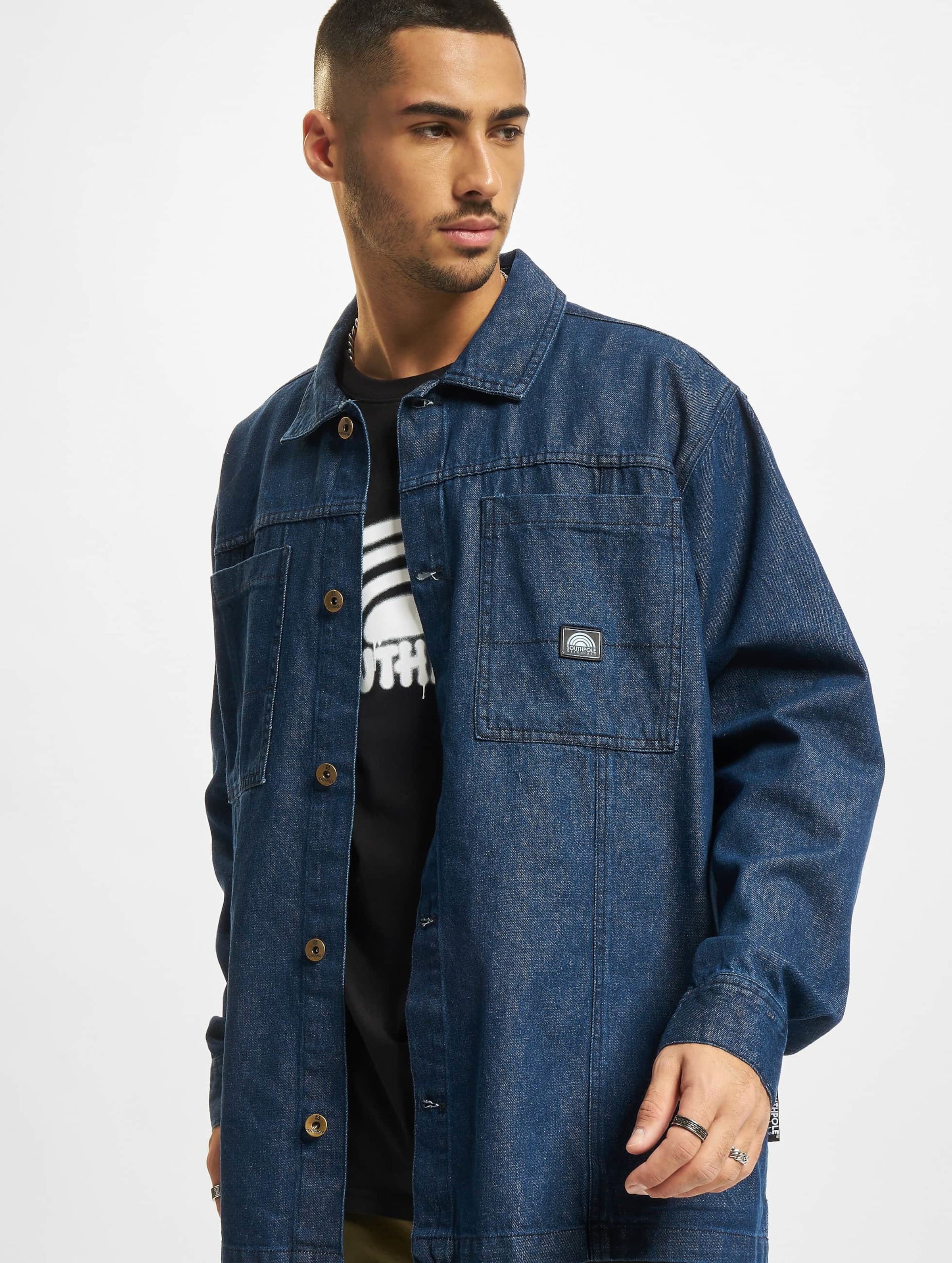 Southpole Oversized Denim Shirt