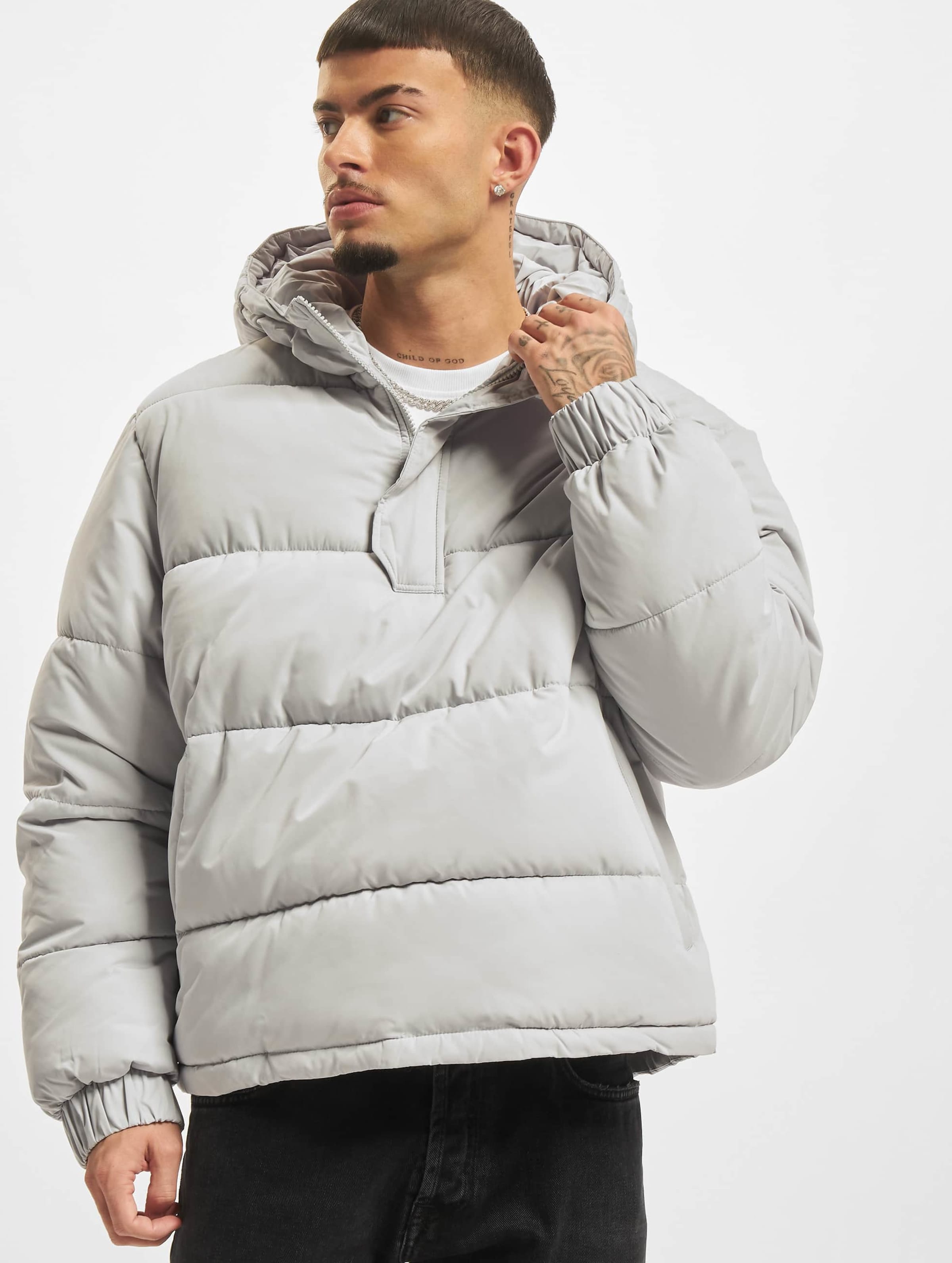Urban Classics Hooded Cropped Pull Over Jacket