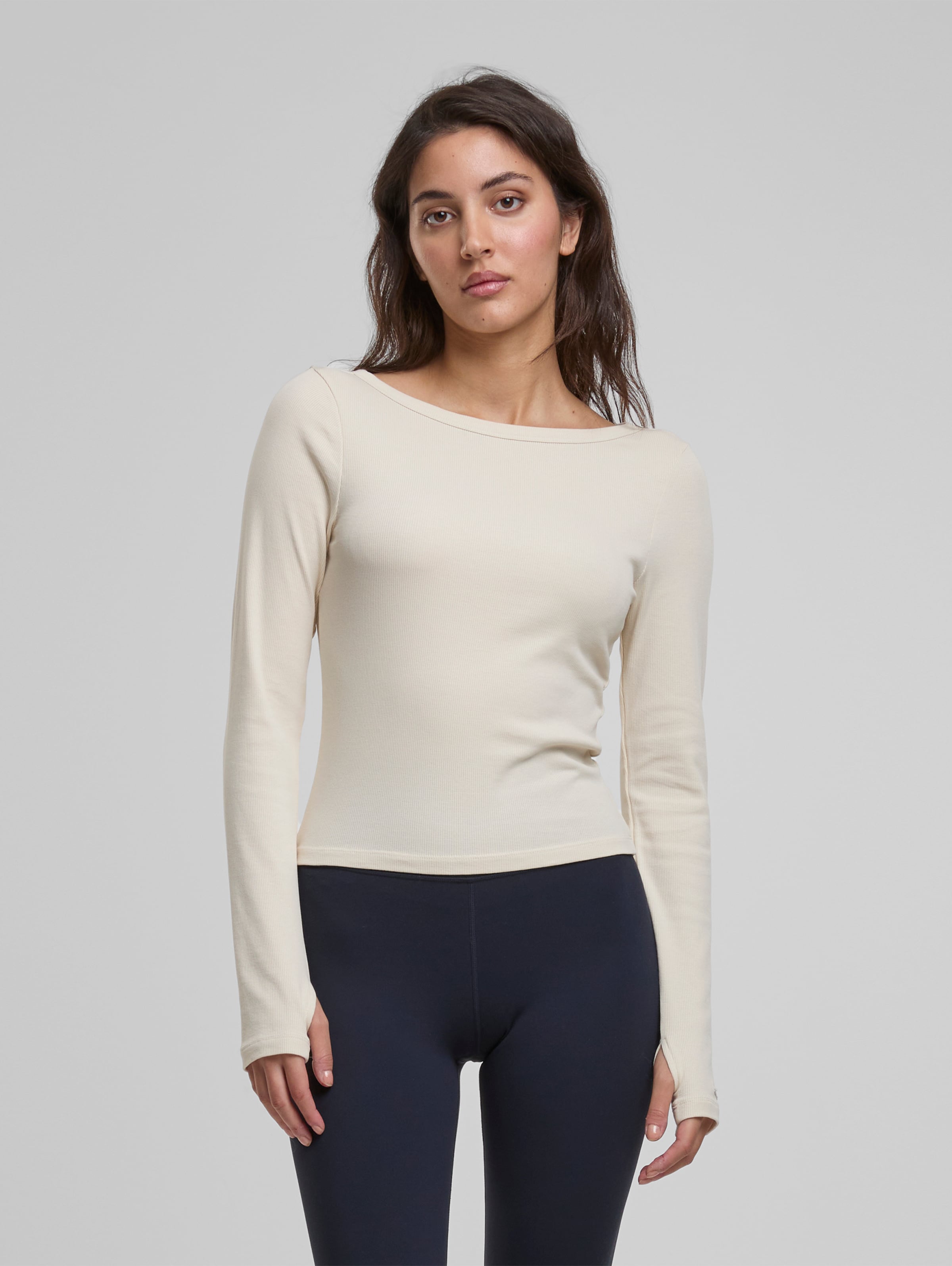 aimn aim'n Ease Ribbed Top Longsleeve