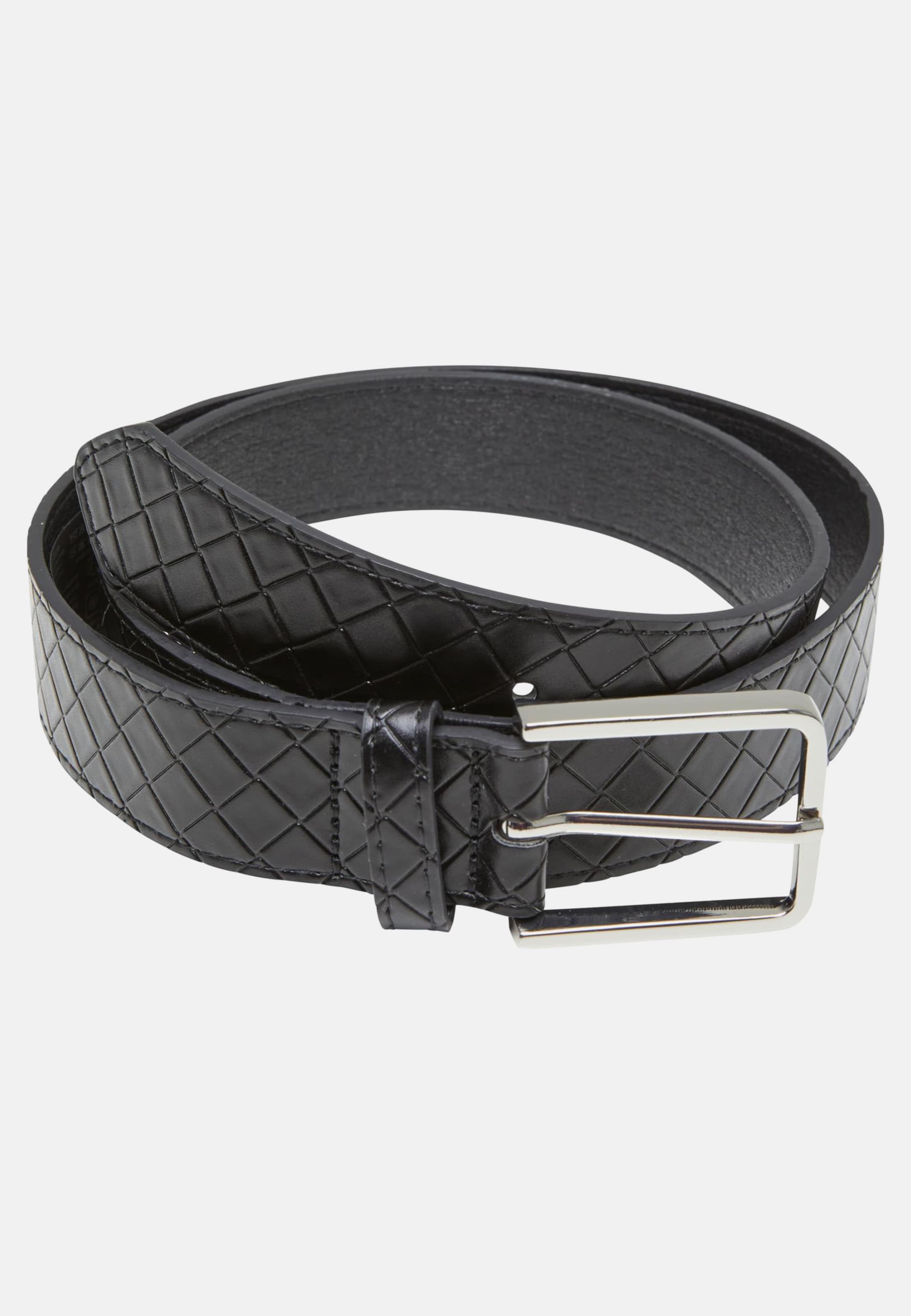 Urban Classics Woven Embossed Synthetic Leather Belt