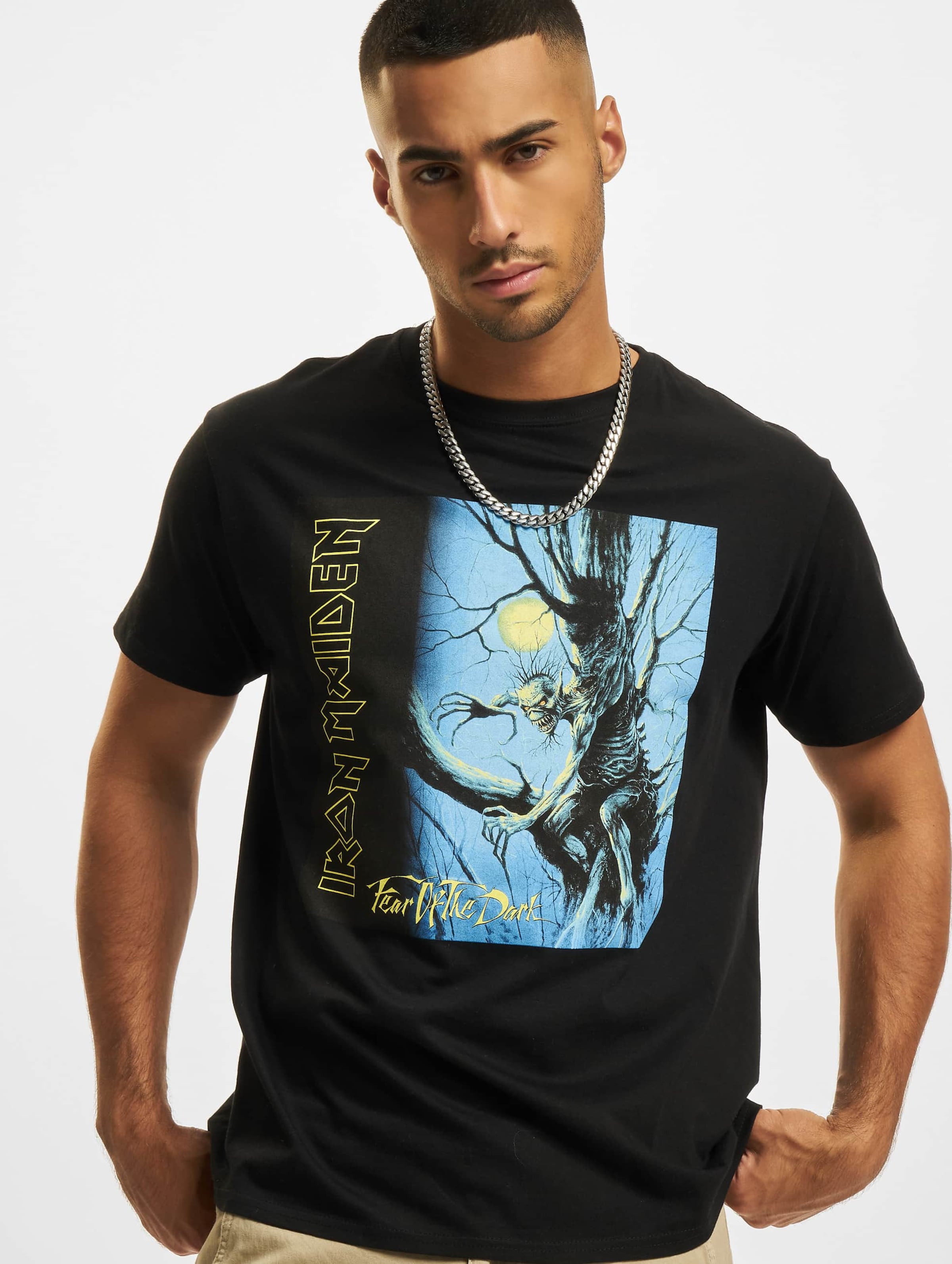 Merchcode Iron Maiden Fear Of The Dark Album Cover Tee