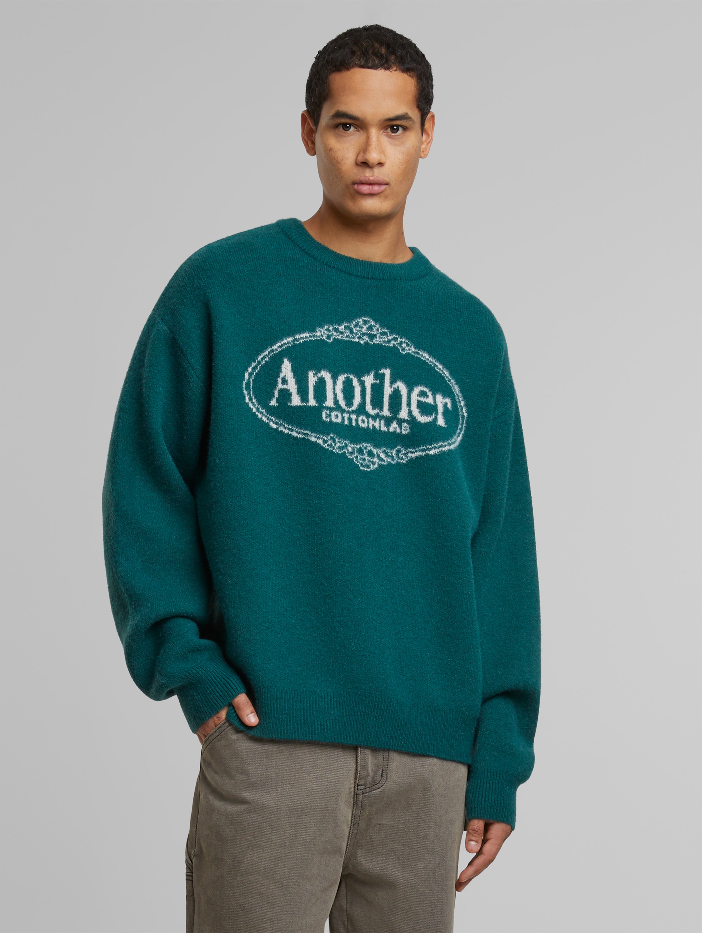 Another Cotton Lab Royal Chest Print Sweater