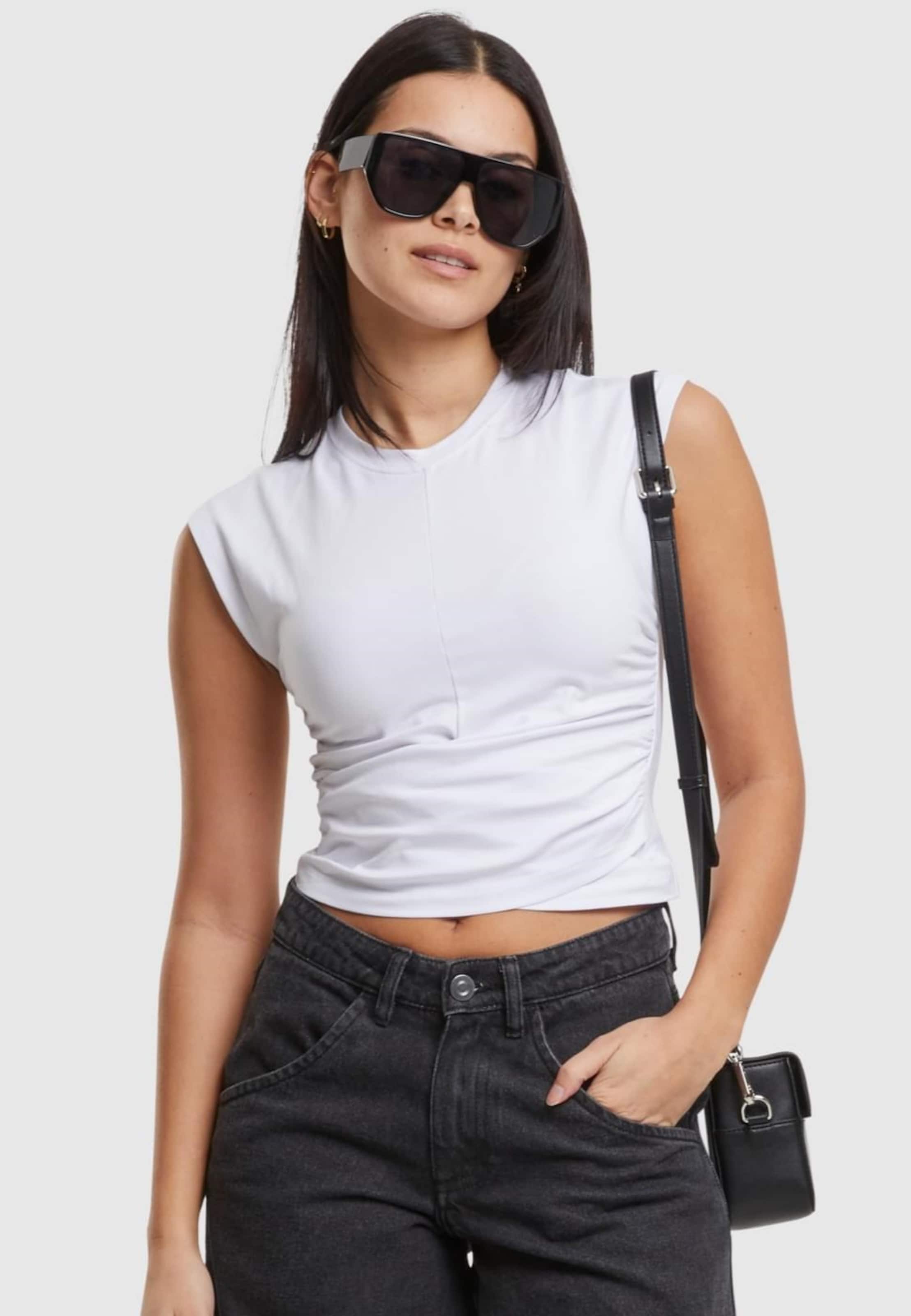 Urban Classics Ladies Cropped Wrapped Top