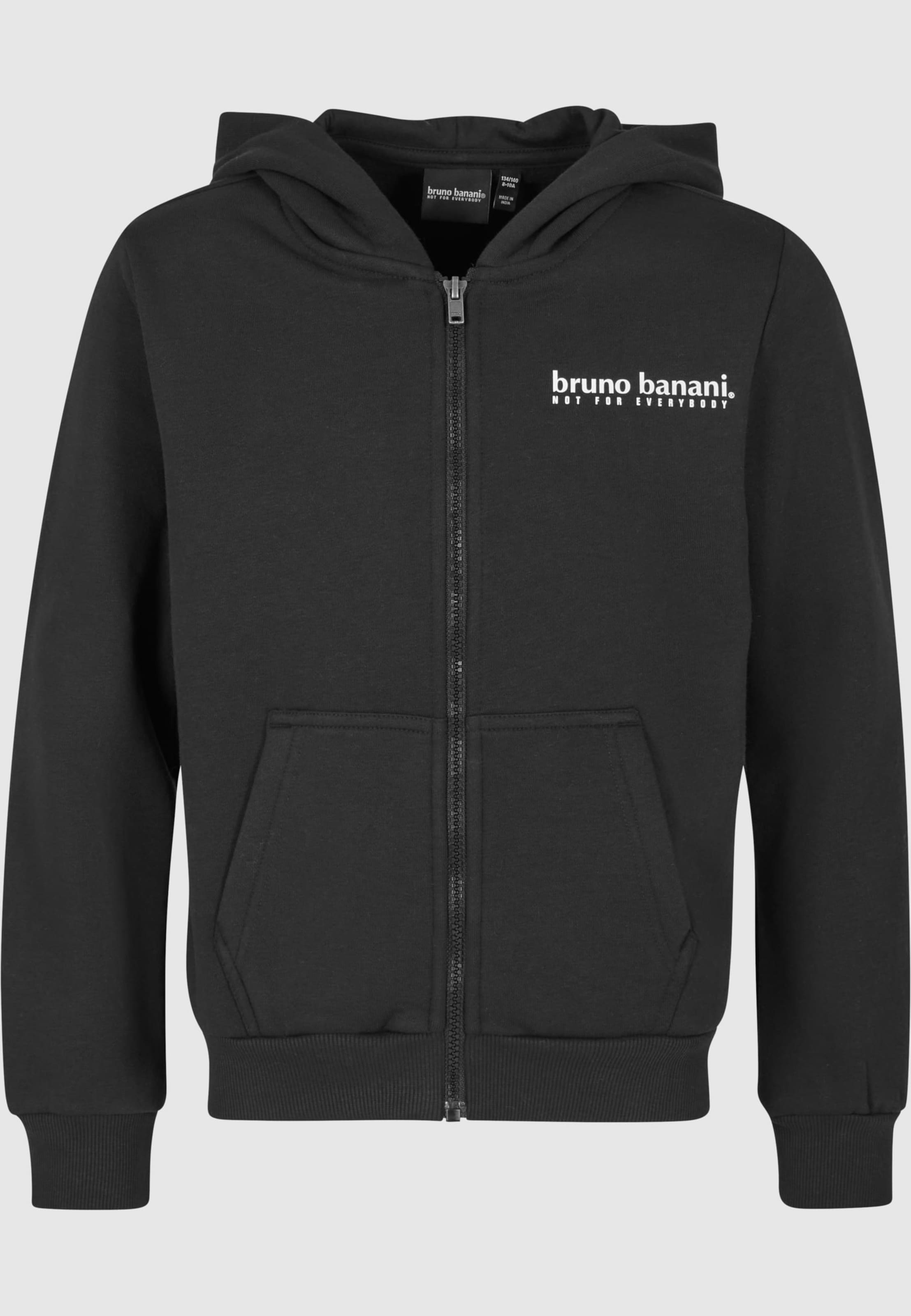 Bruno Banani Basic Logo Print Zip-Hoodie