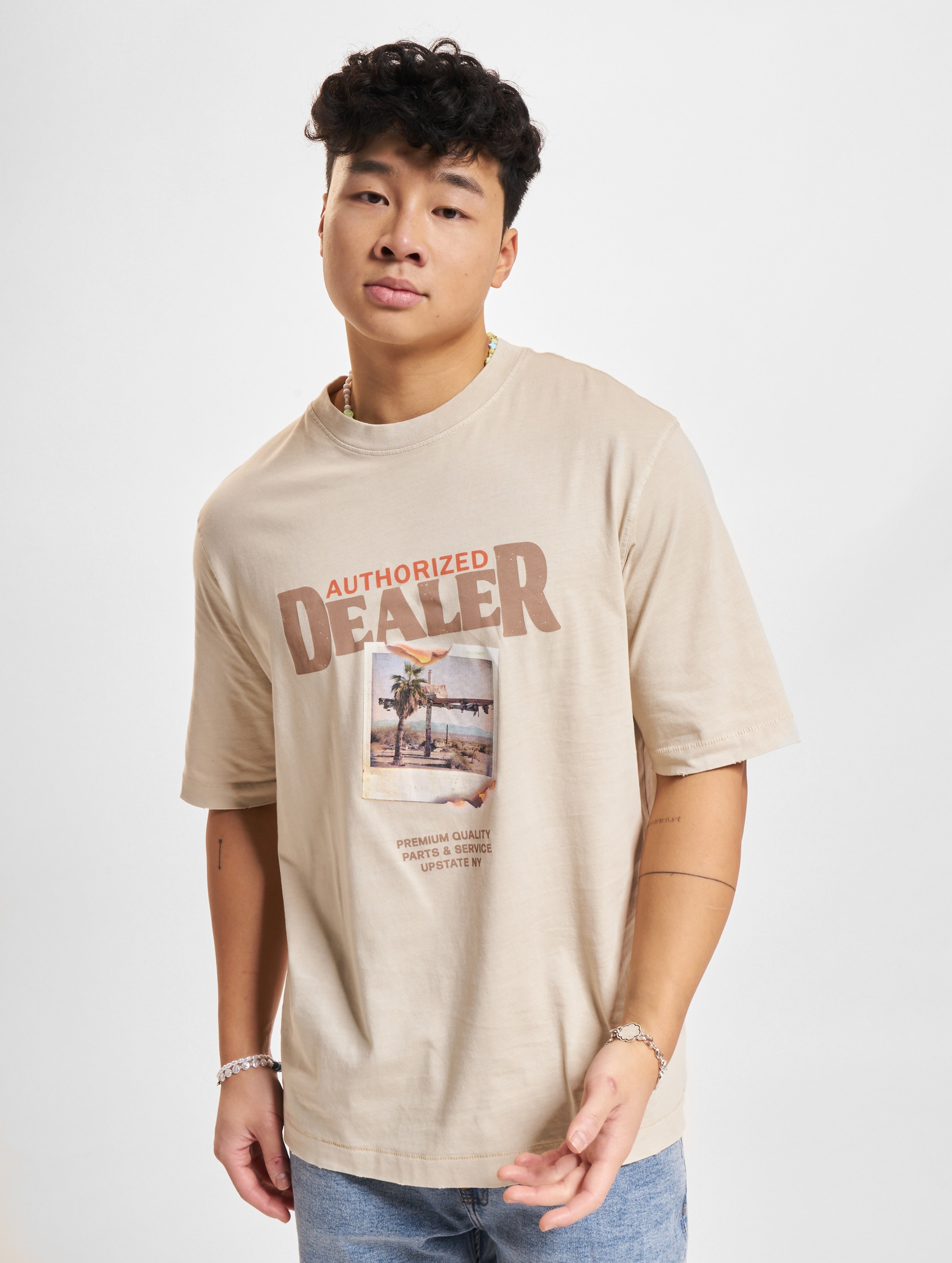 Jack & Jones Racer Photo Crew Neck T-Shirt