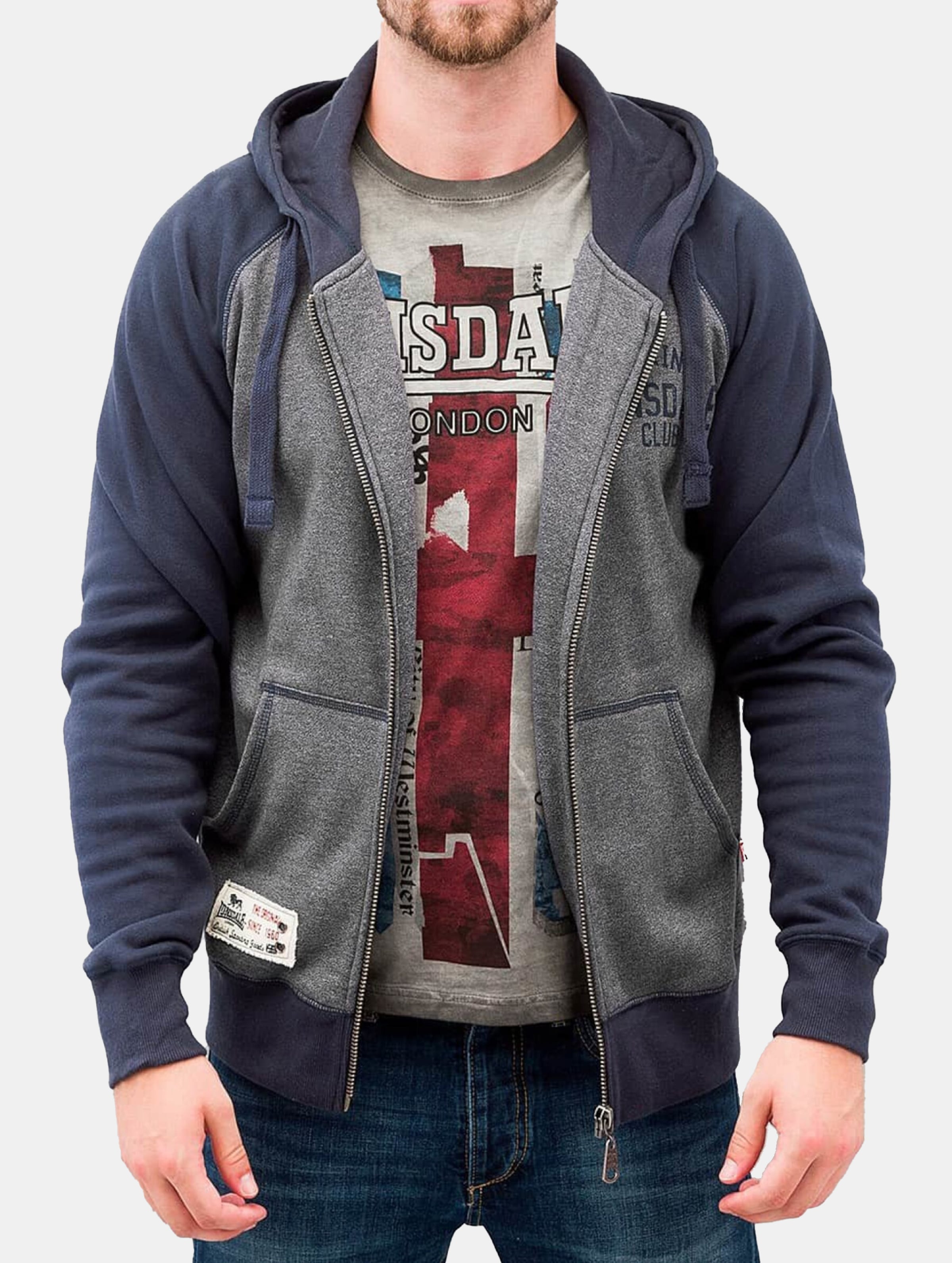 Lonsdale London Slough Zip Hoodie