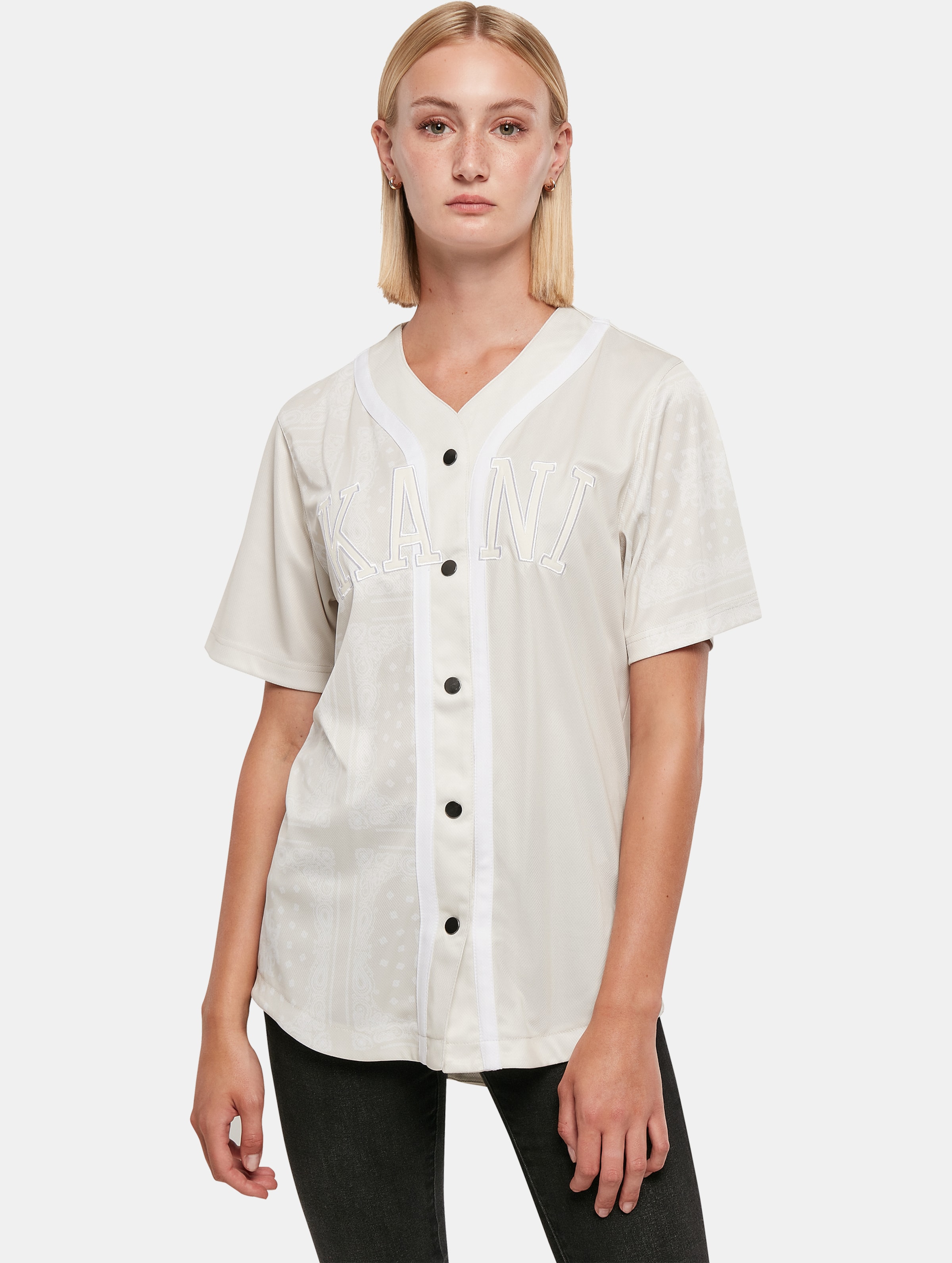 AP Textil College Paisley Block Baseball Shirt
