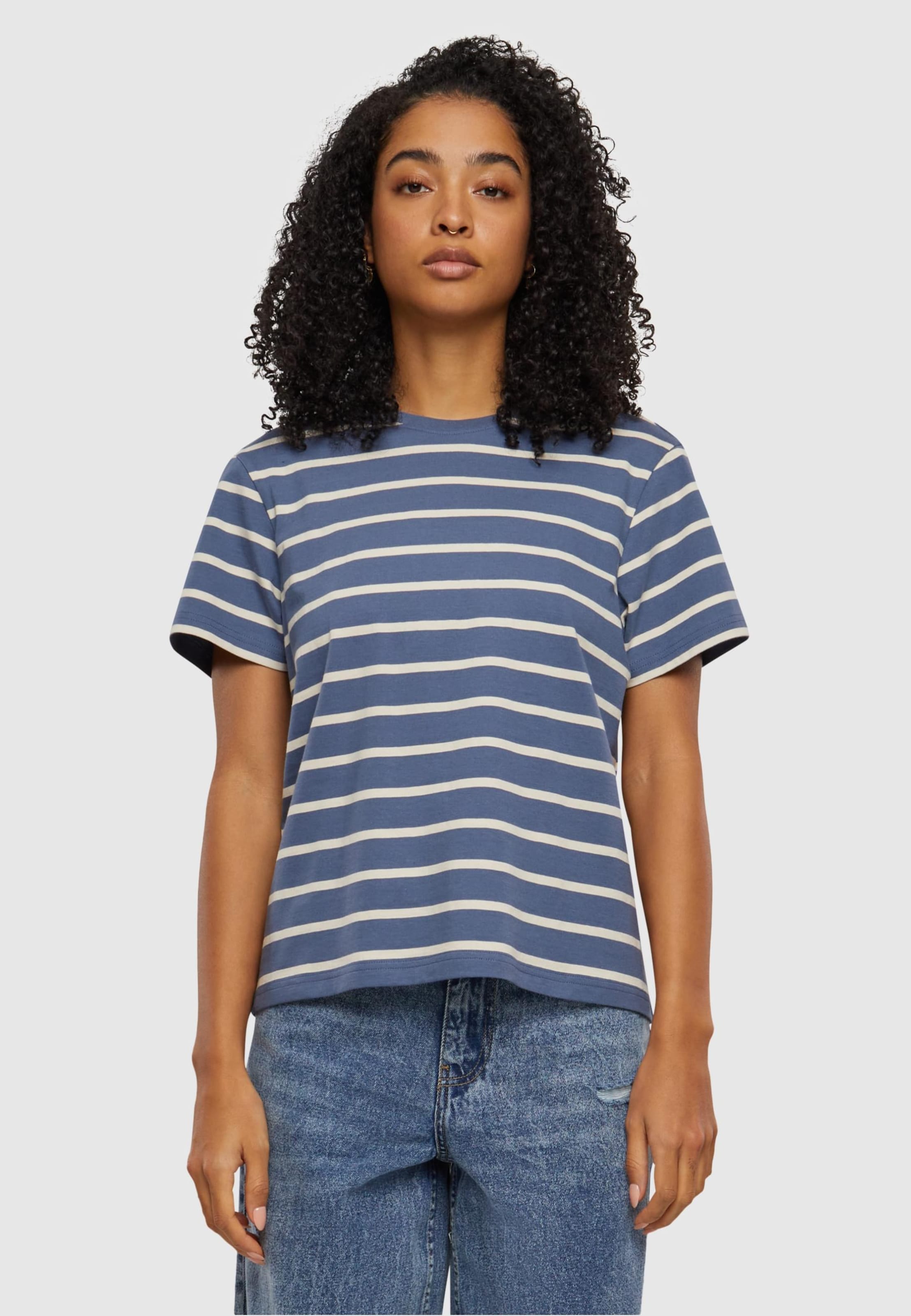 Urban Classics Ladies Striped Boxy Tee