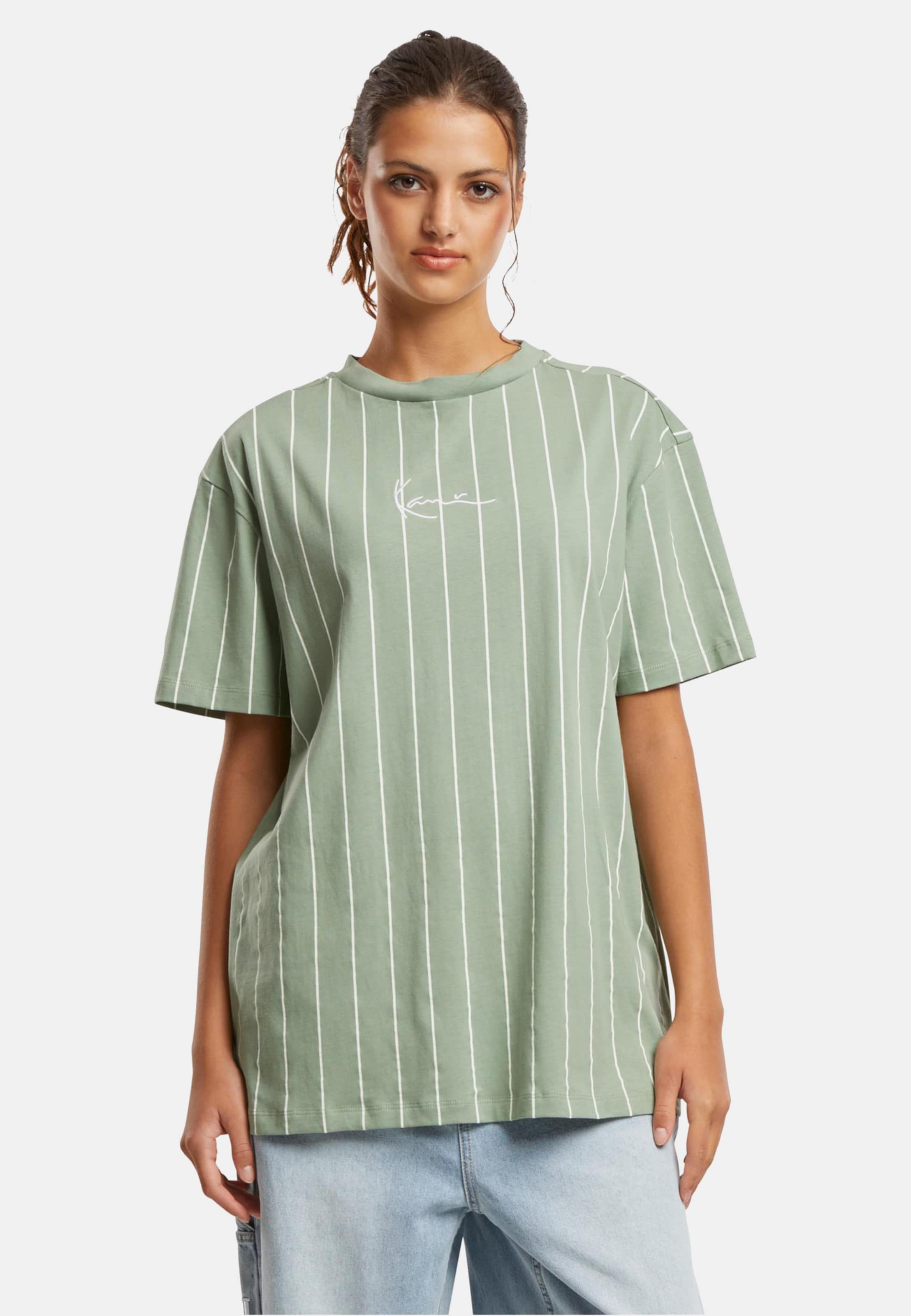 Karl Kani Small Signature Essential Pinstripe OS Tee