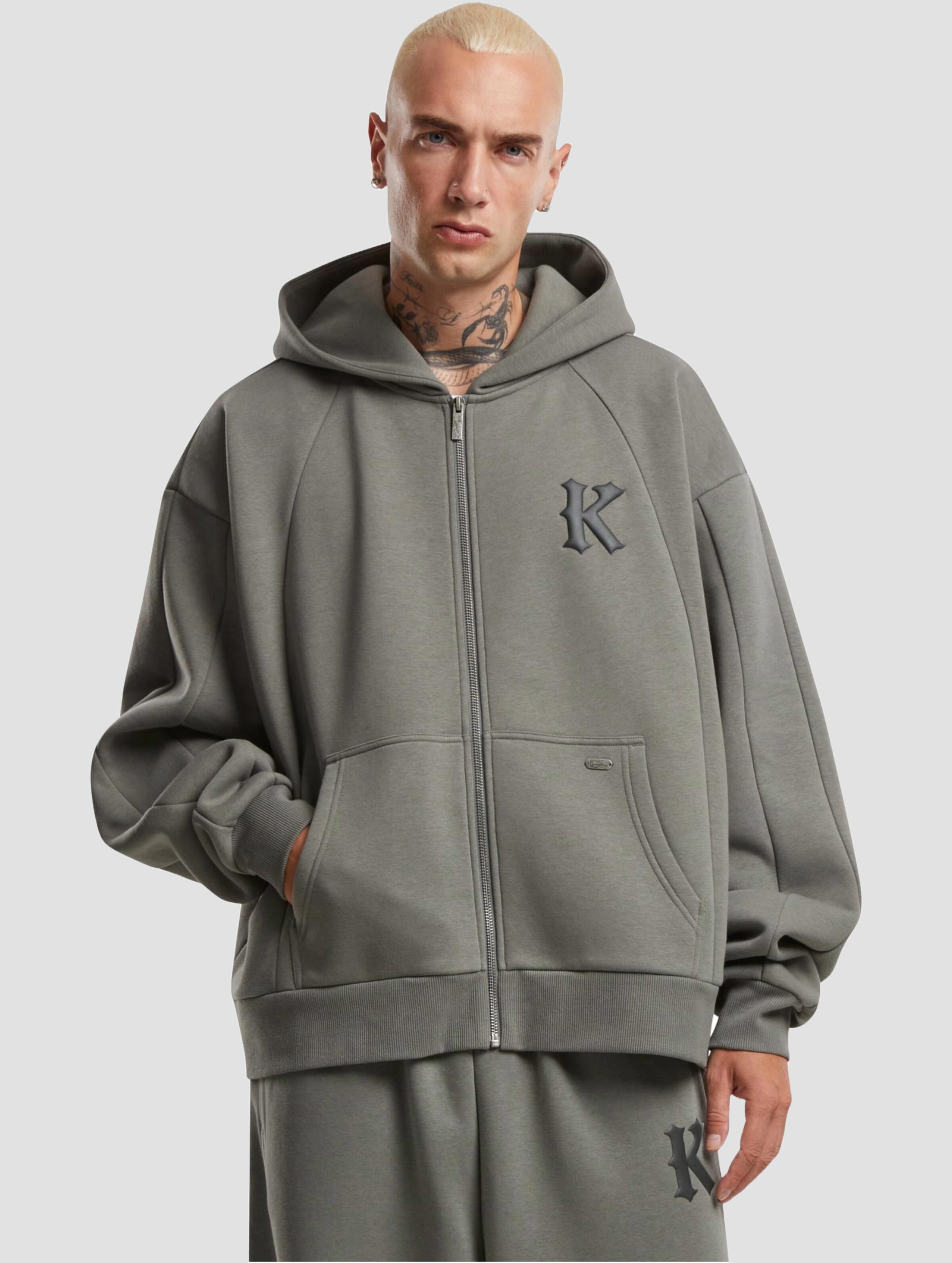 Karl Kani Boxy Full Zip Hoodie