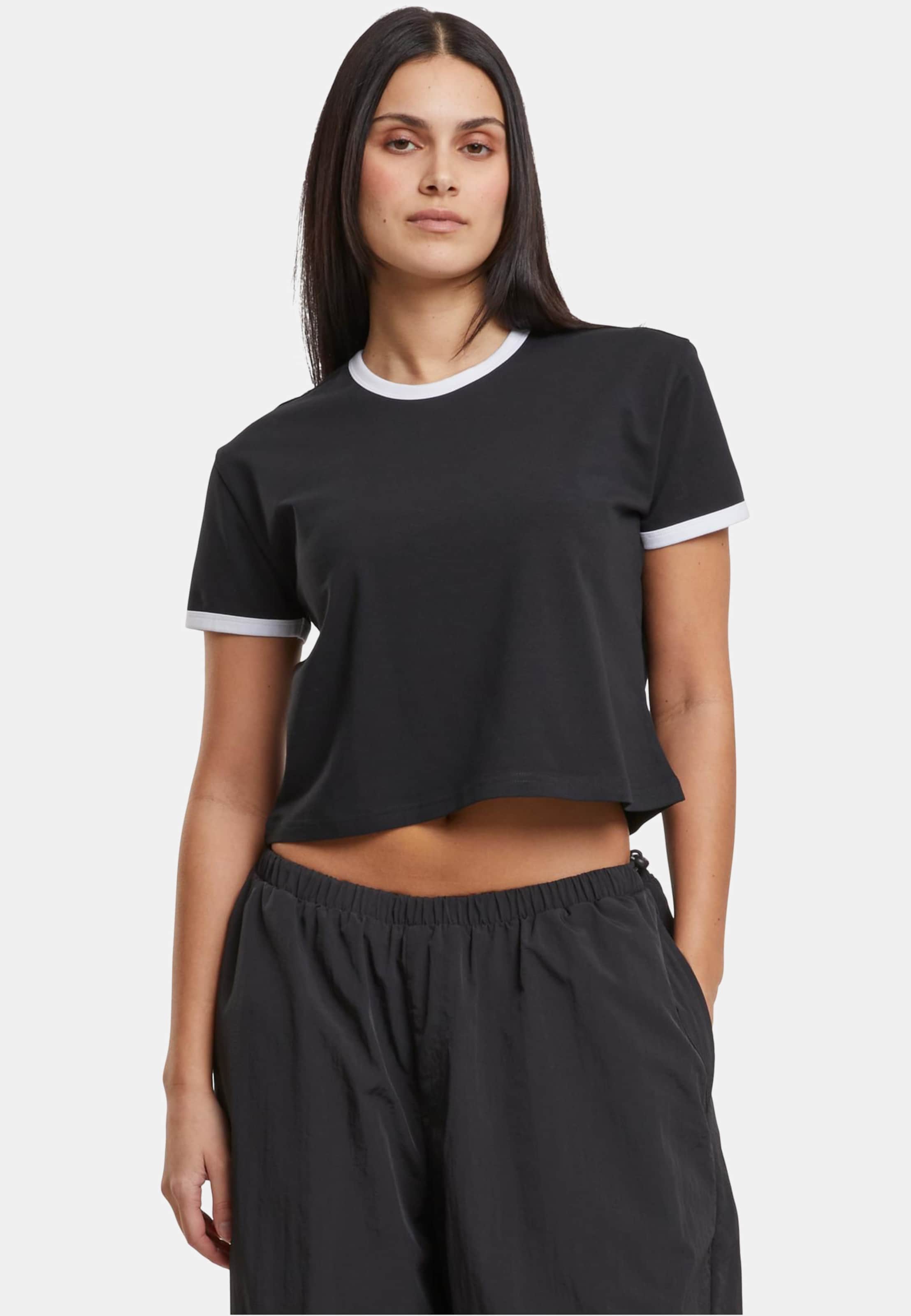 Urban Classics Ladies Contrast Retro T-Shirt