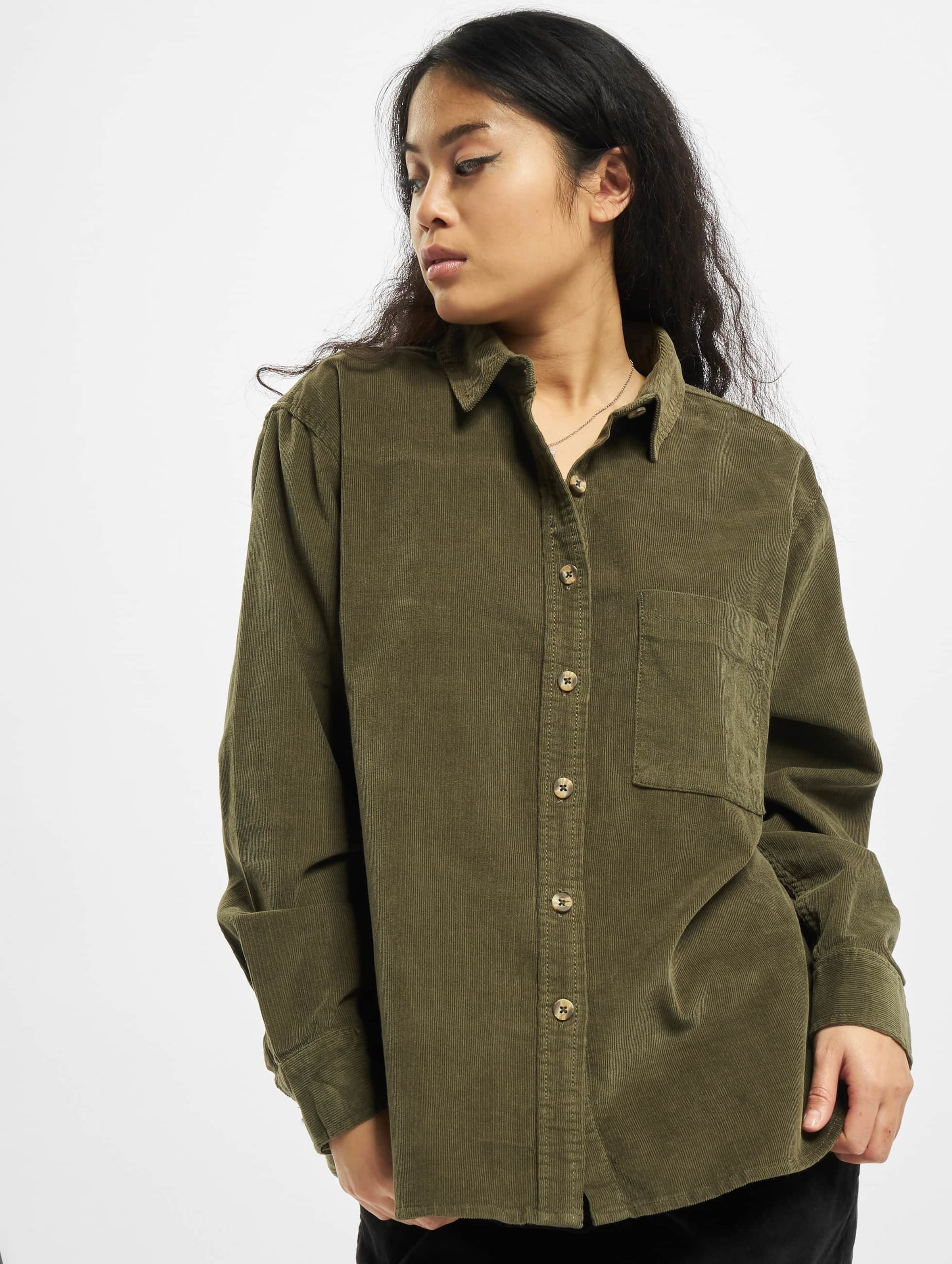 Urban Classics Ladies Corduroy Oversized Shirt