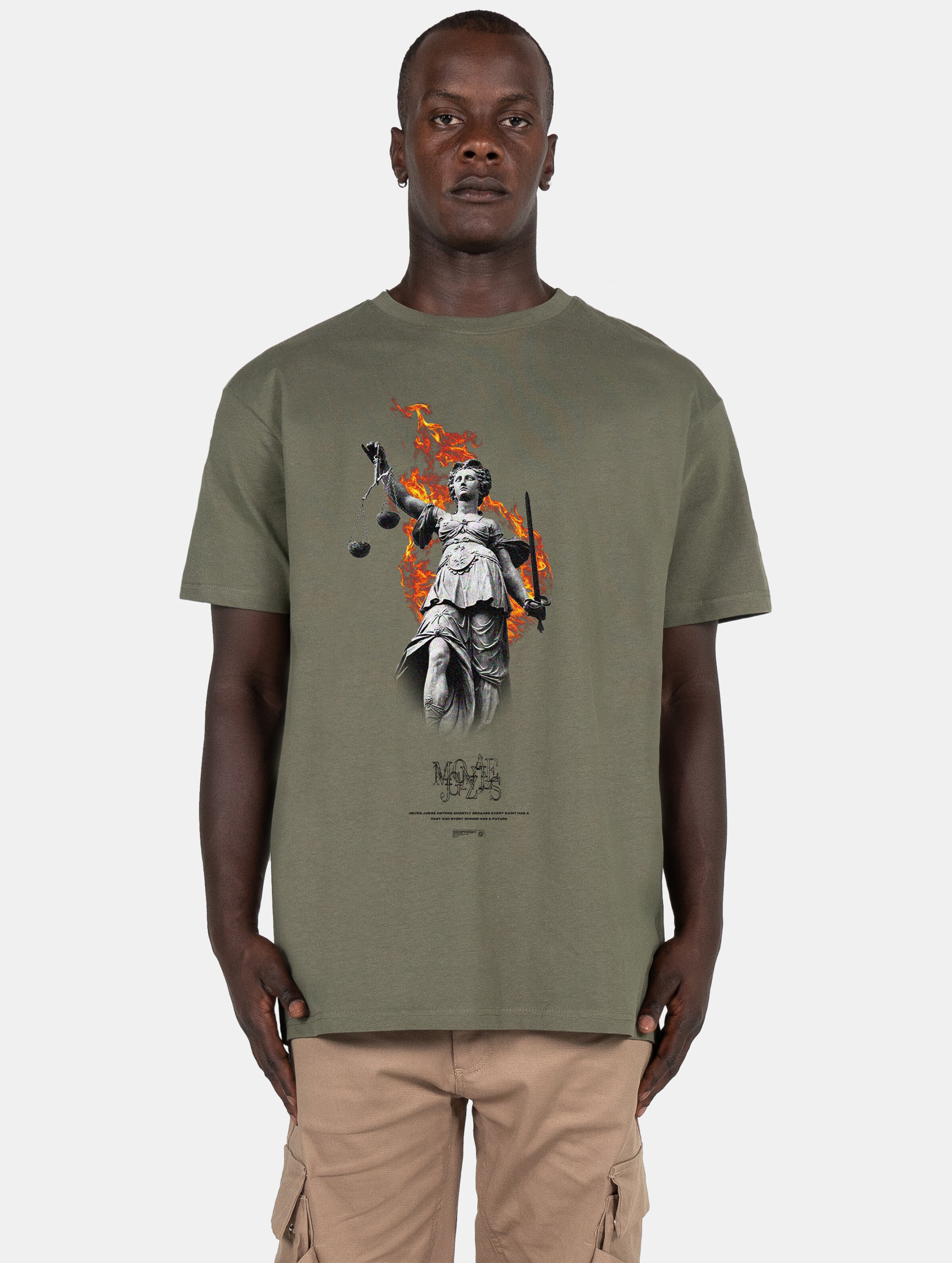 MJ Gonzales Justitia x Heavy Oversized T-Shirt