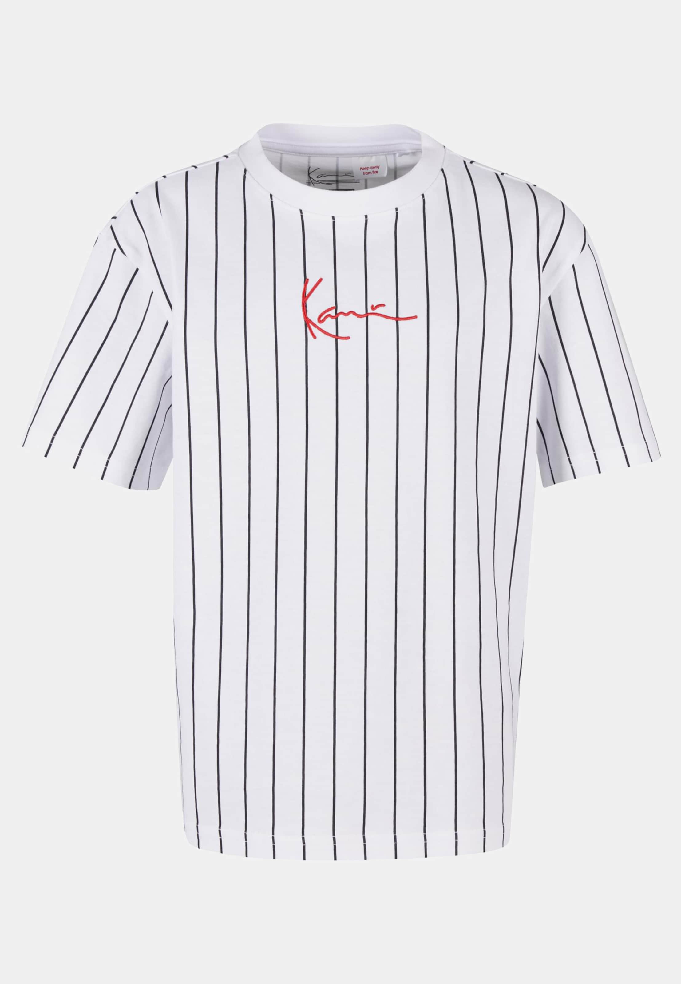Karl Kani Small Signature Essential Pinstripe Tee Junior