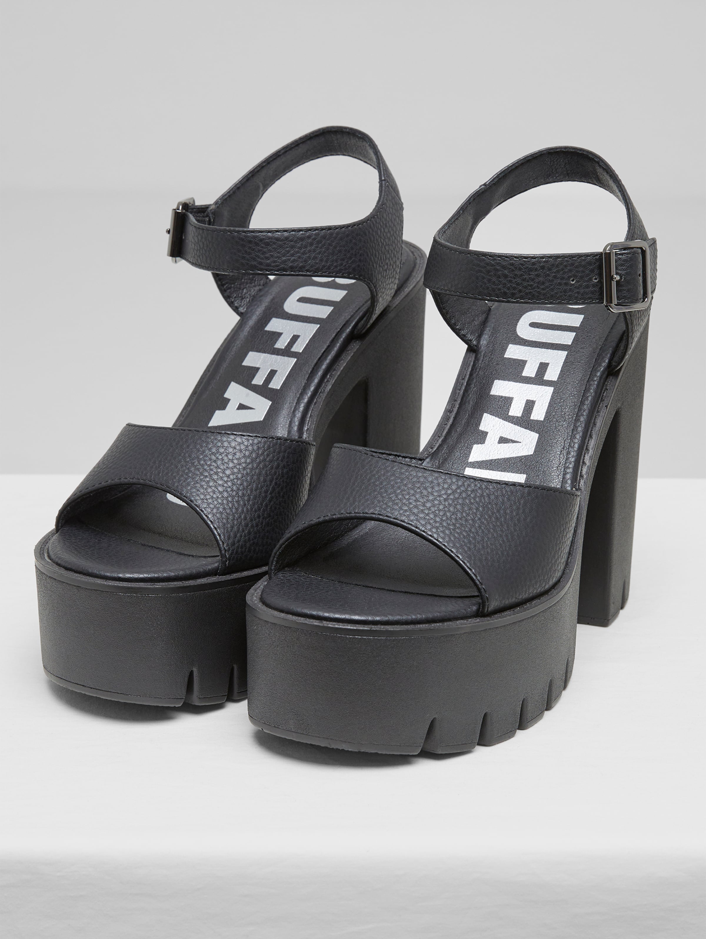 Buffalo Jalila Platform Sandal Imi Leather
