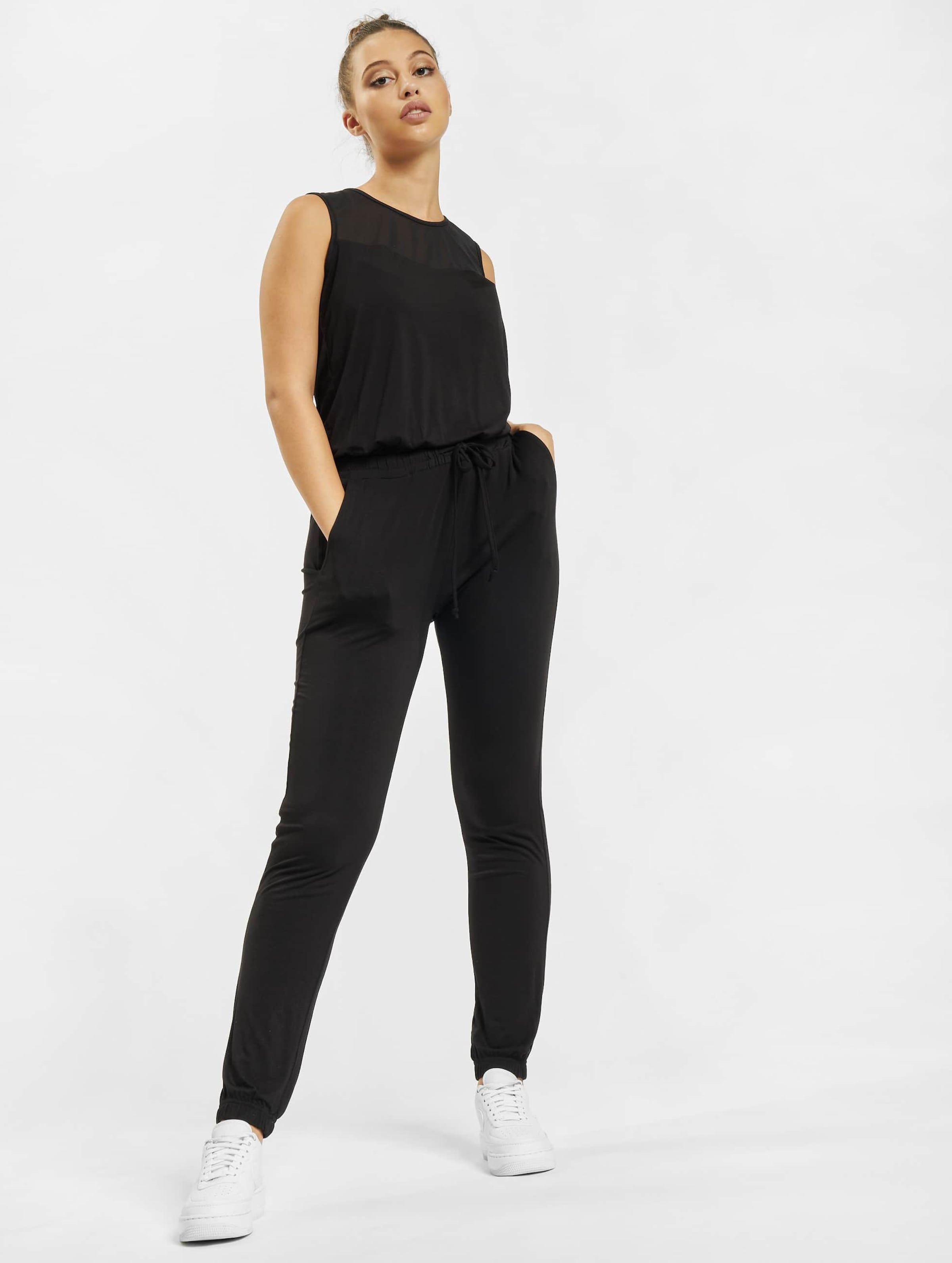 Urban Classics Ladies Tech Mesh Long Jumpsuit