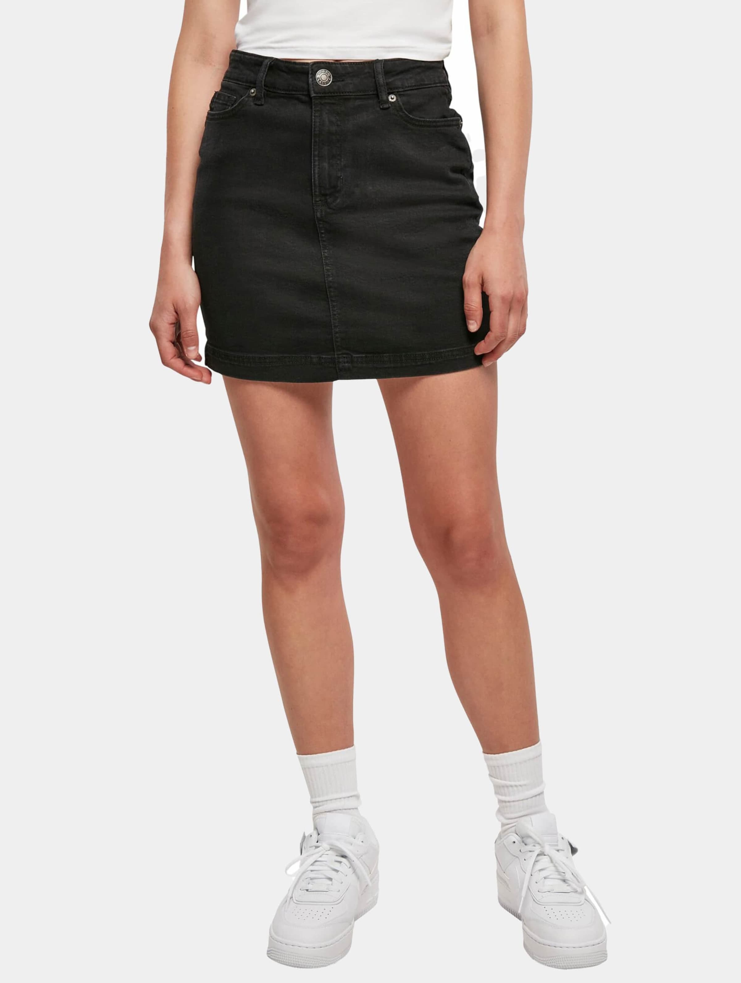 Urban Classics Ladies Organic Stretch Denim Mini Skirt