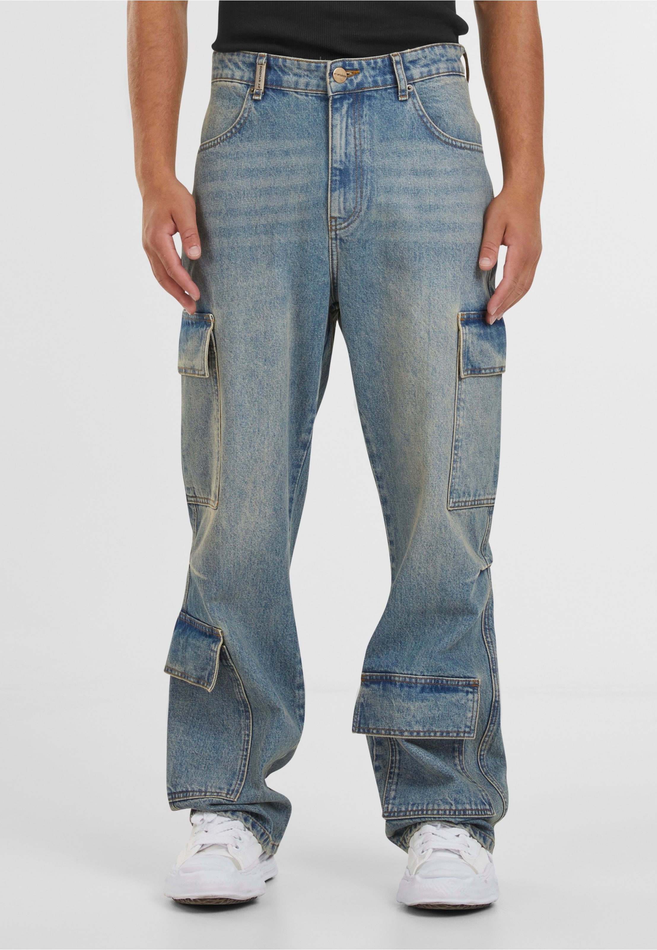 2Y Studios Vorin Cargo Baggy Jeans