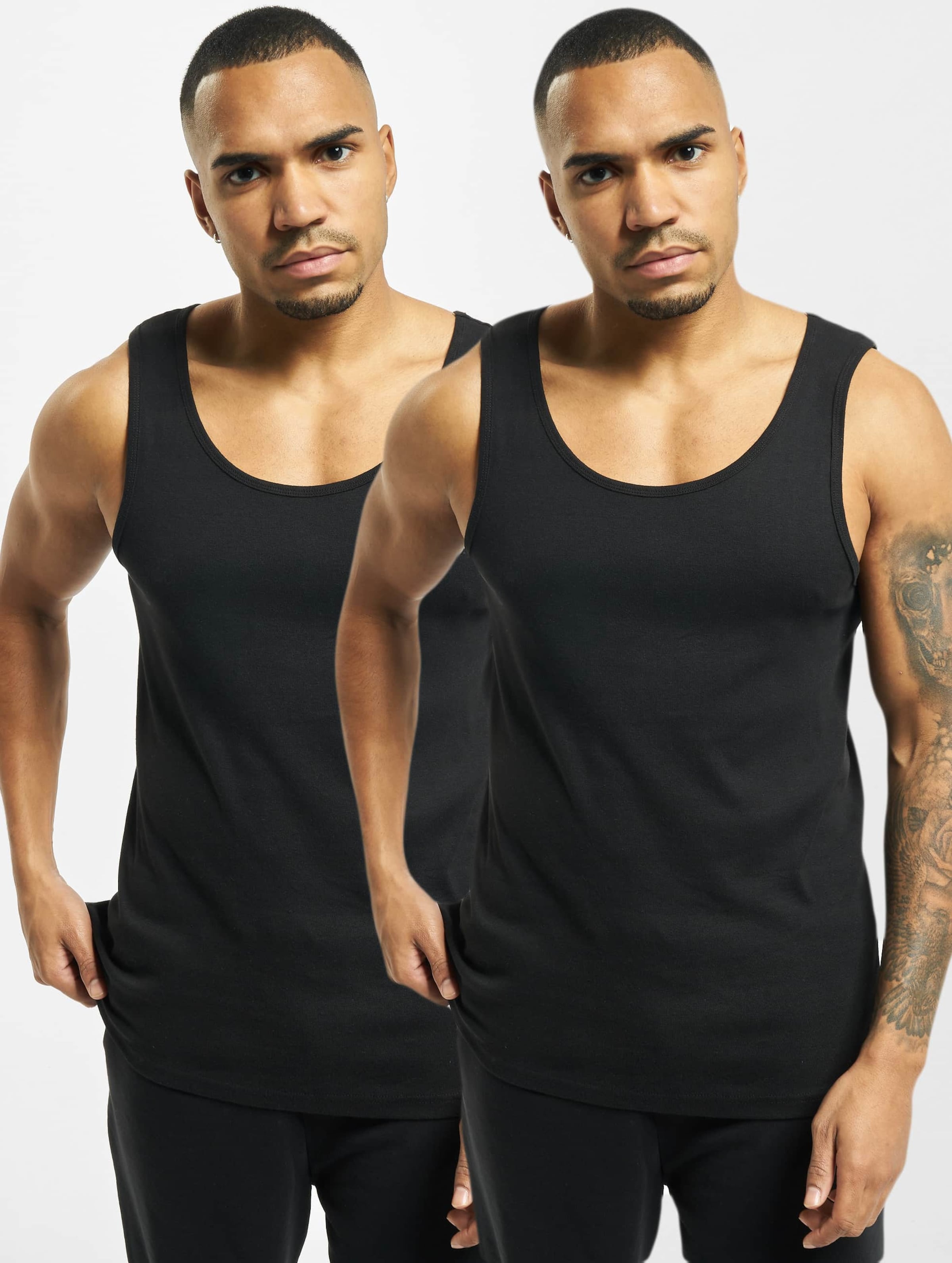 Urban Classics 2-Pack Seamless Tanktop