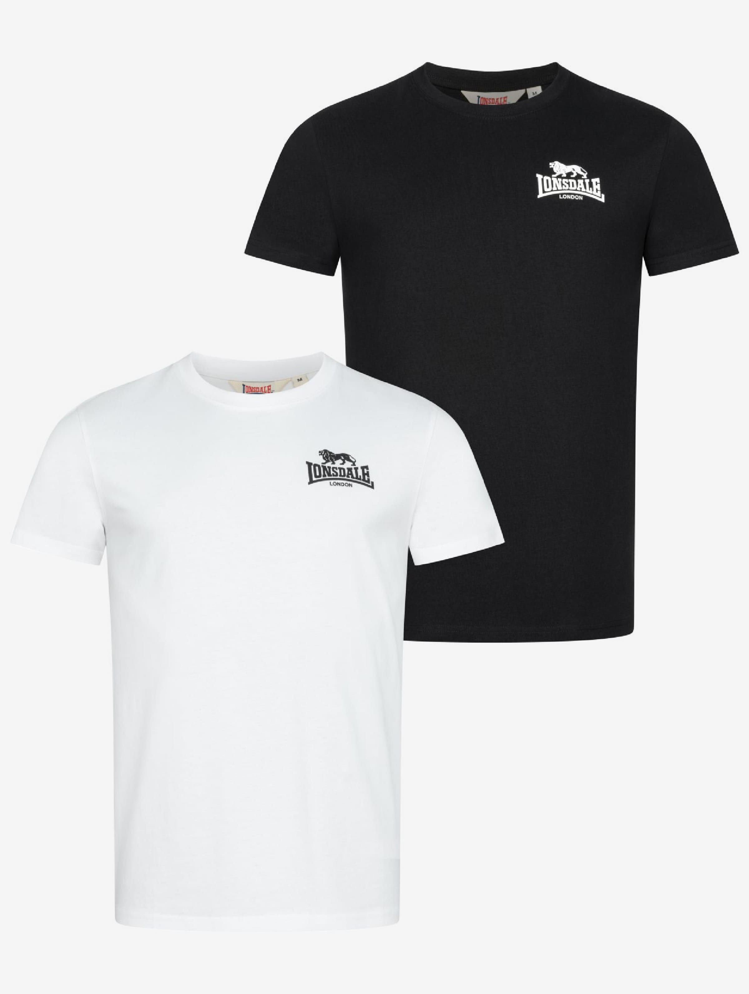 Lonsdale London Blairmore Double Pack T-Shirt