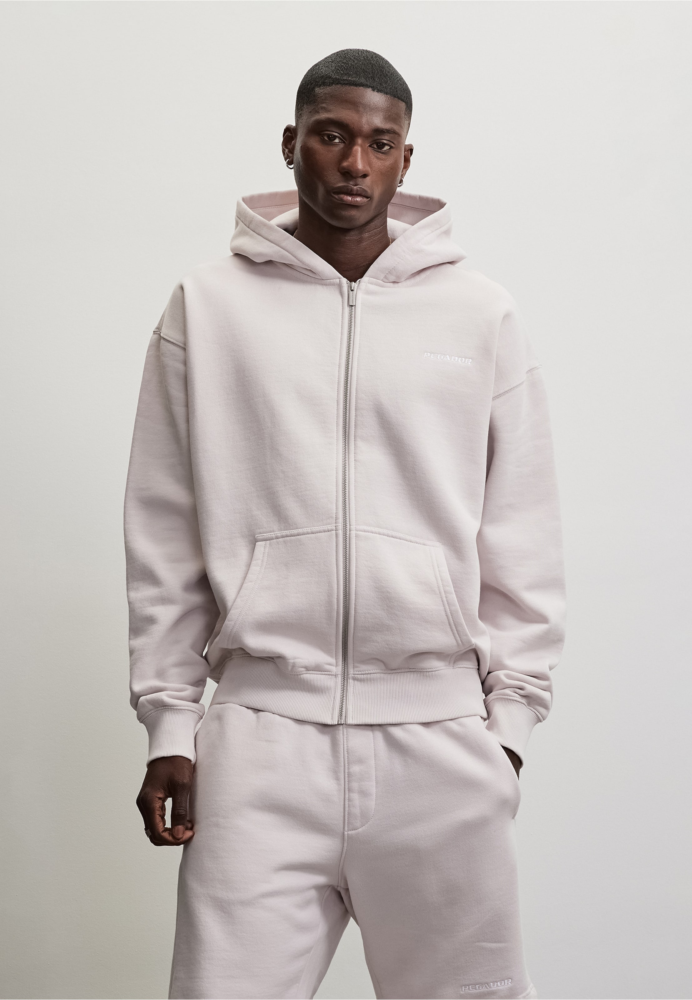 PEGADOR Logo Oversized Sweat Jacket