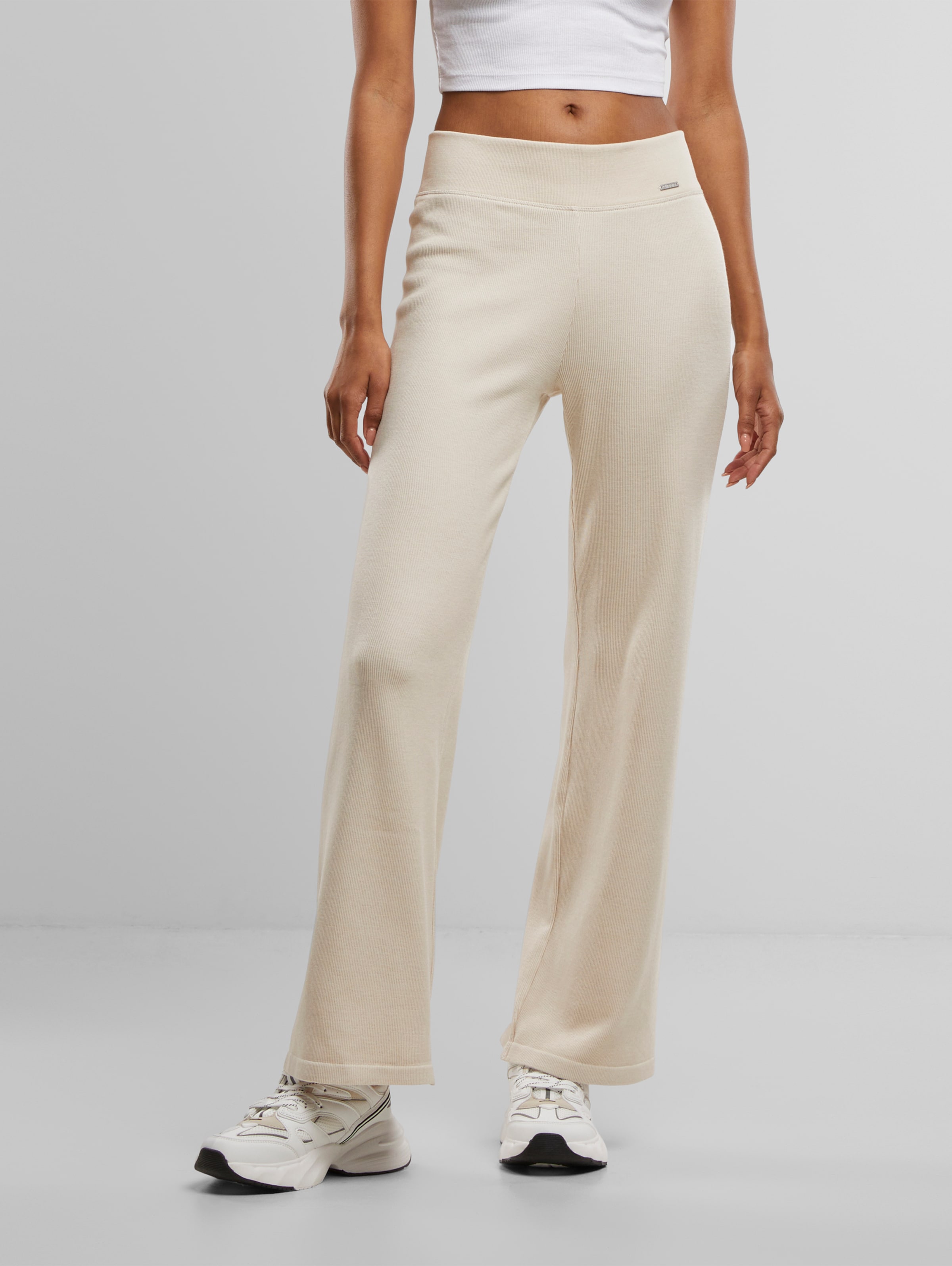 aim'n Ribbed Wool Petite Wide Jogginghose