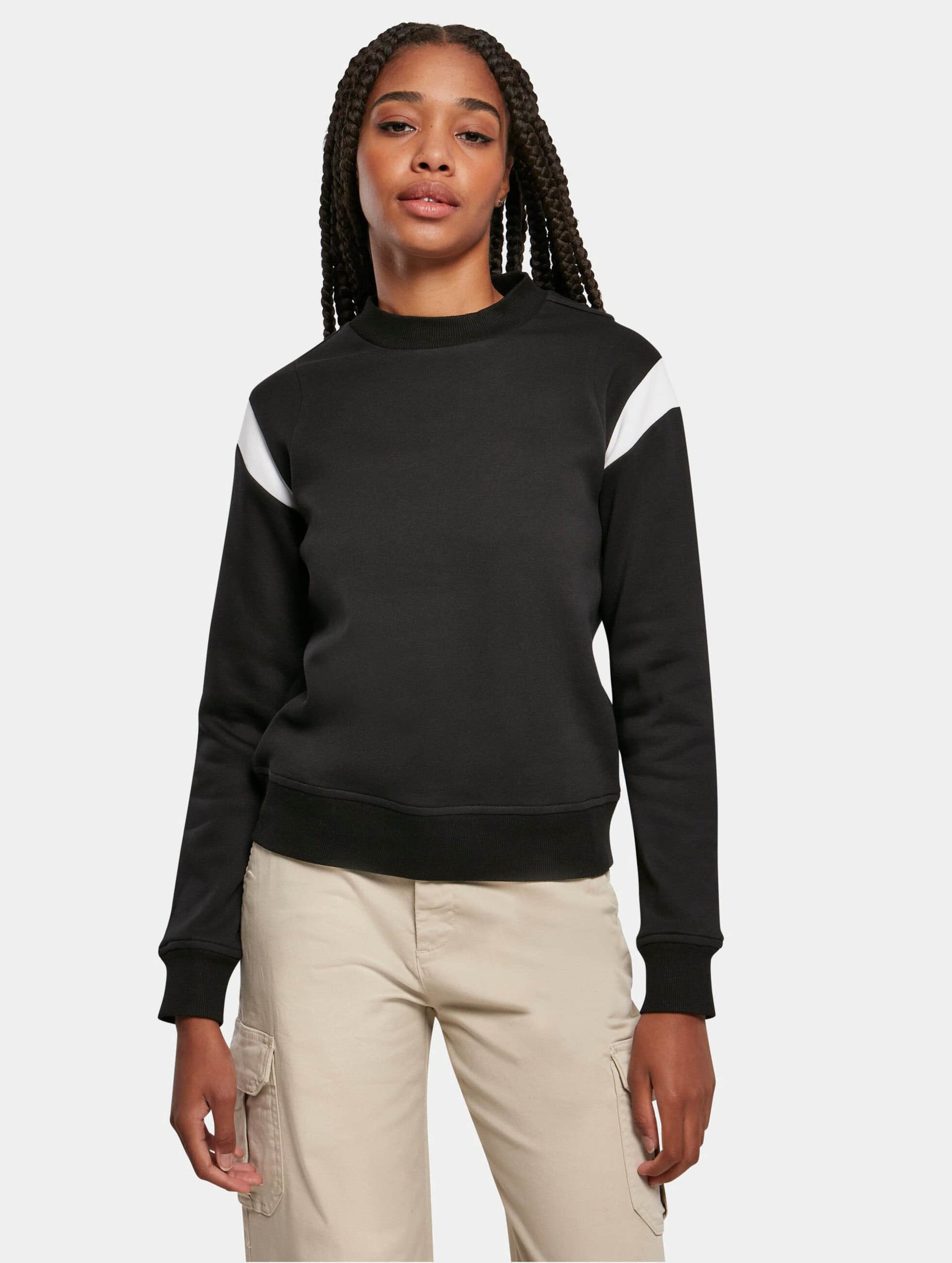 Urban Classics Ladies Inset College Crewneck