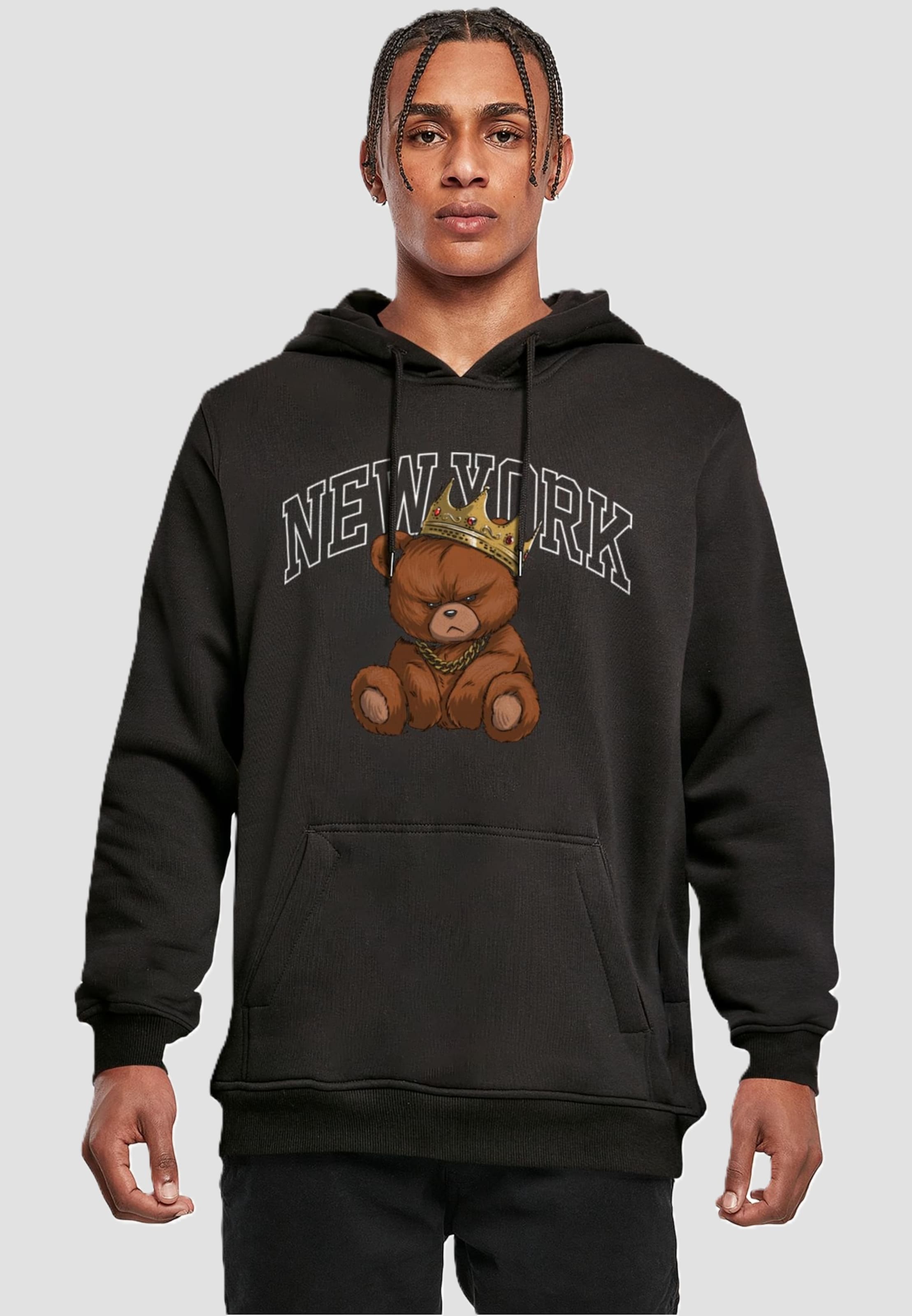 Mister Tee NY Crowned Bear Hoody