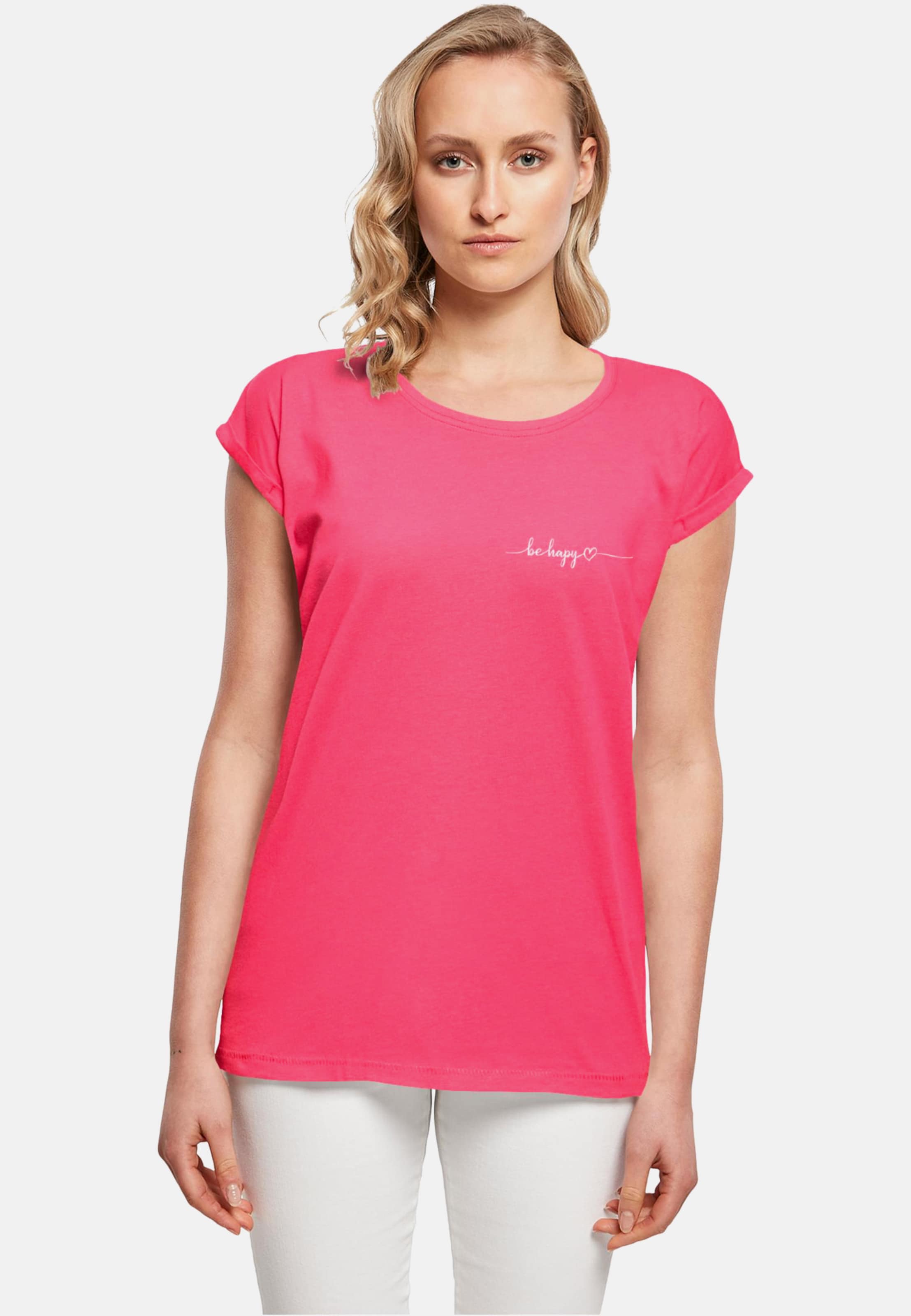 Merchcode POD Ladies Be Happy T-Shirt