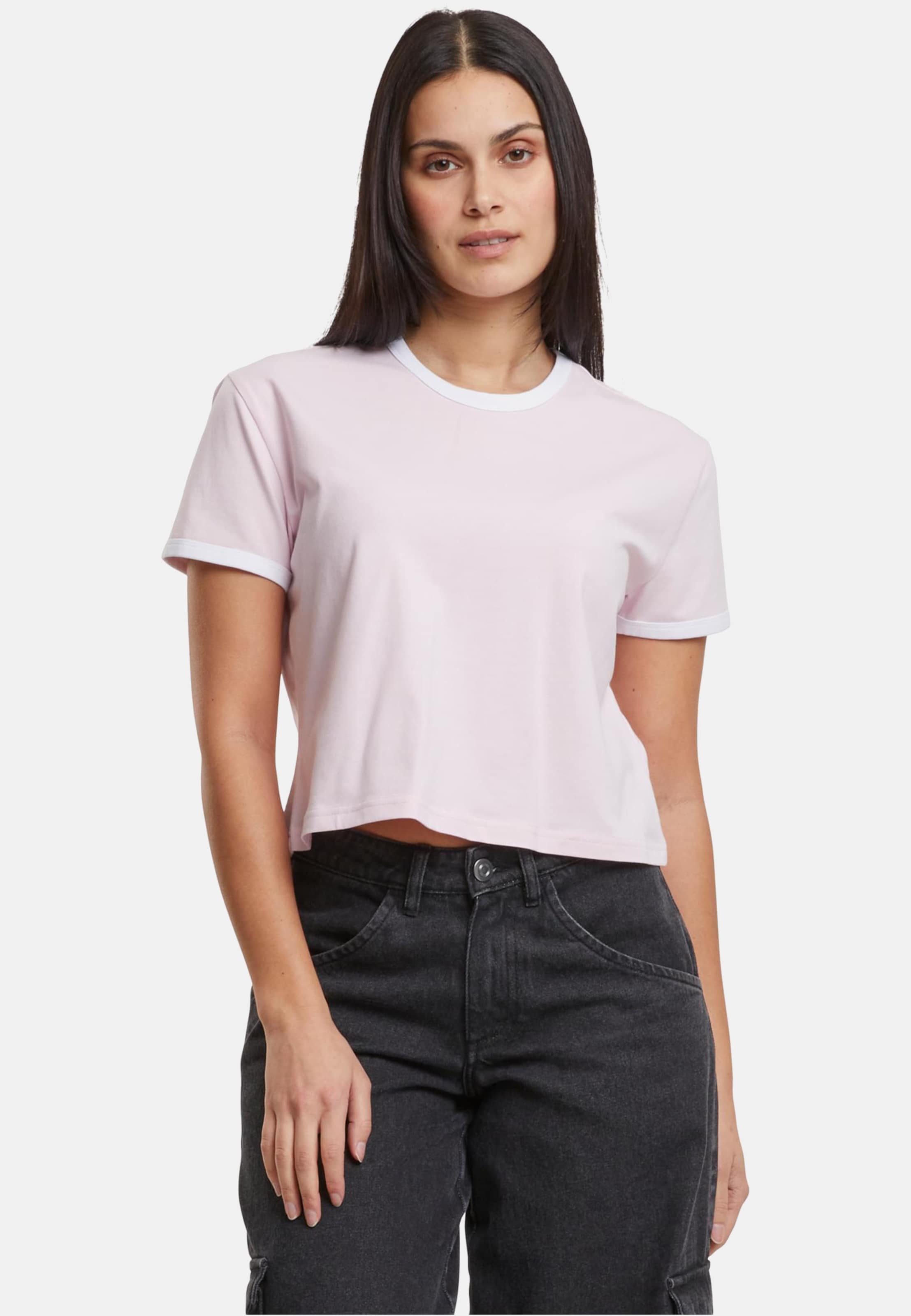 Urban Classics Ladies Contrast Retro T-Shirt