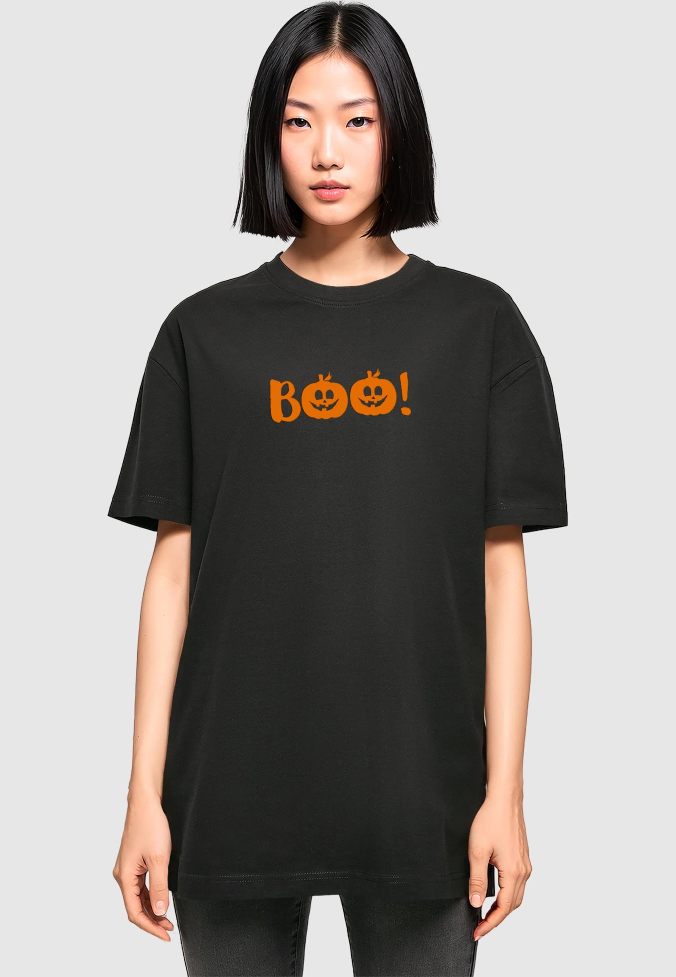 Merchcode Ladies Halloween - Boo Pumpkin Tee