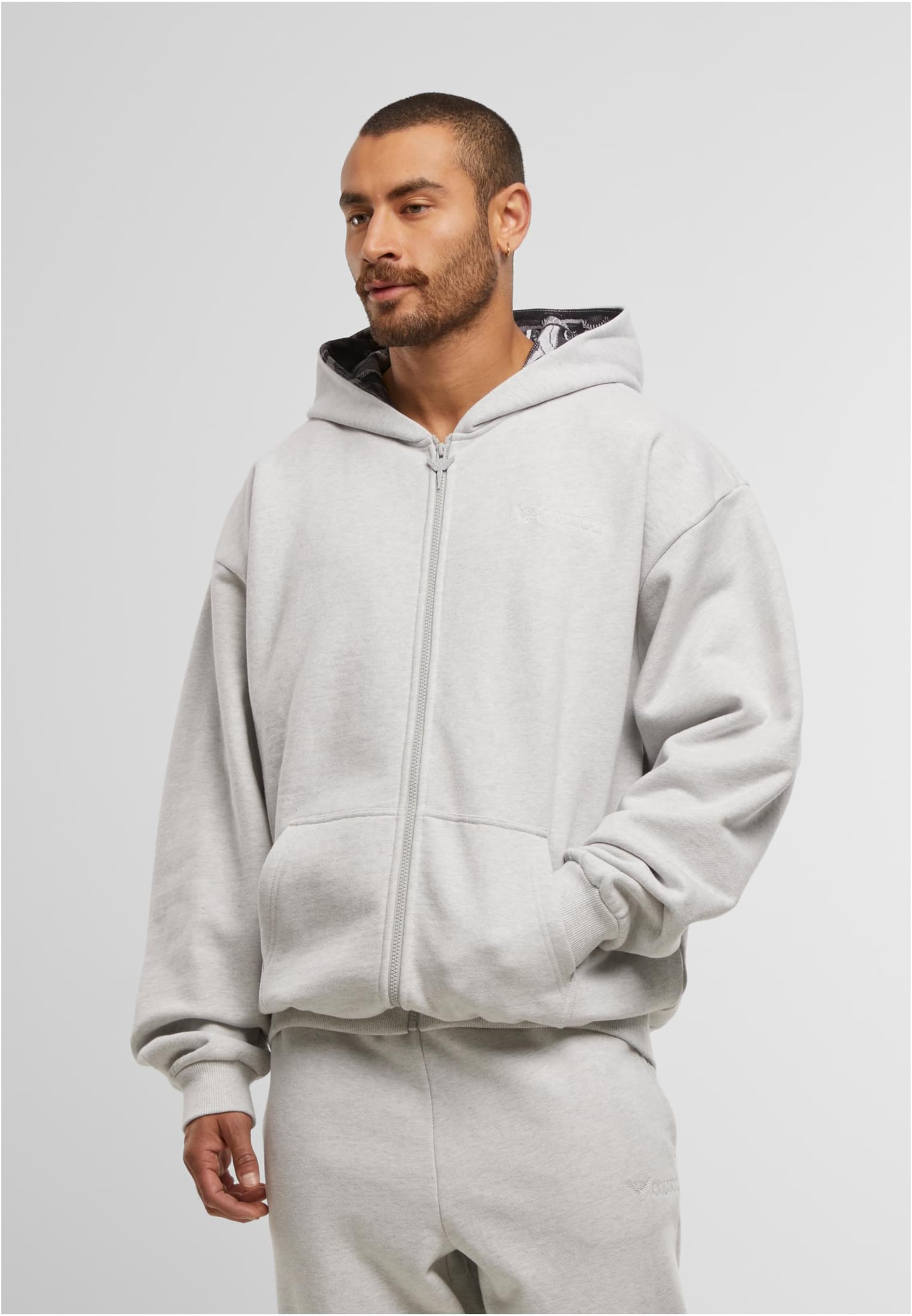 Colucci ZIP HOODIE PRINTED HOOD