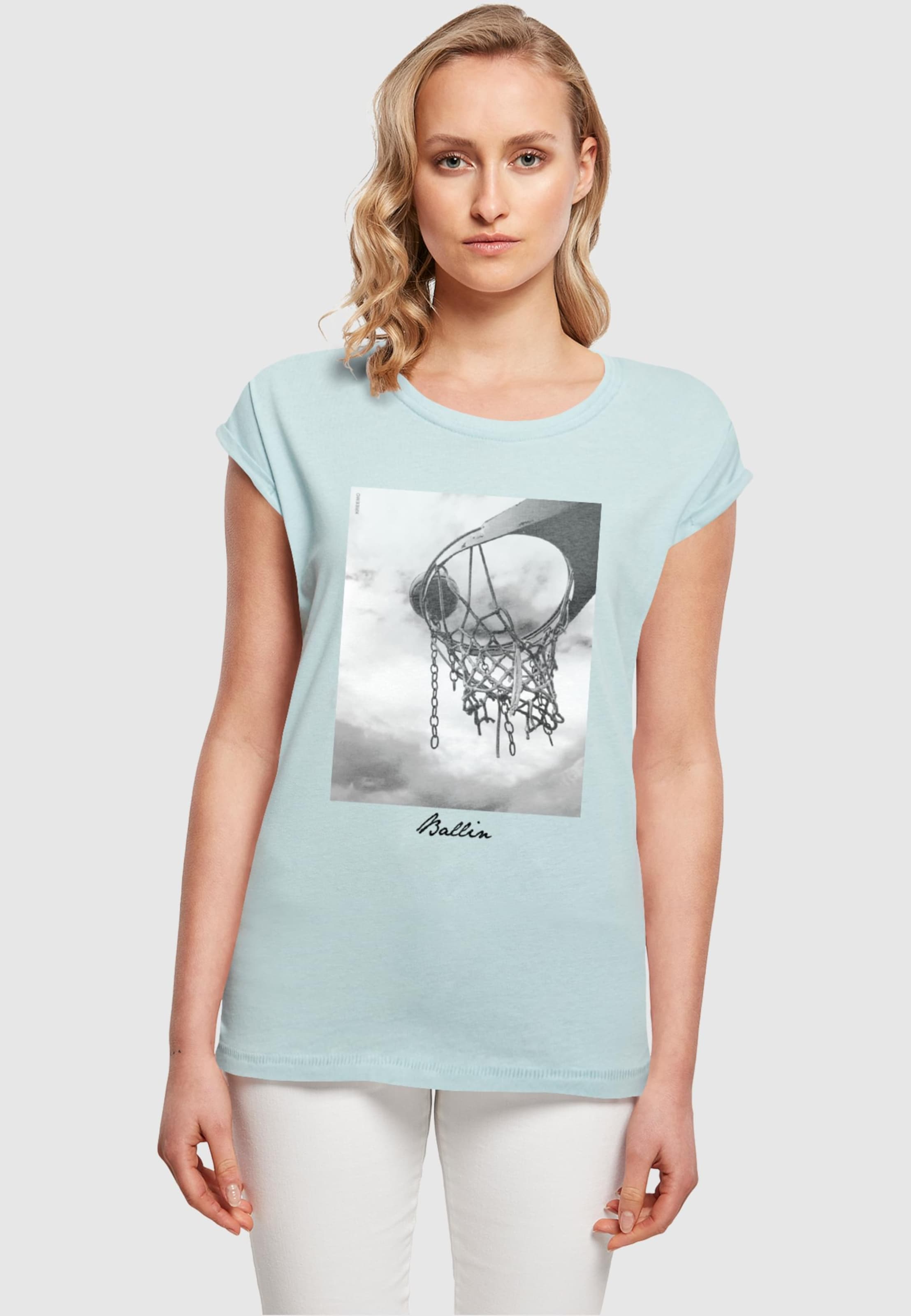 Mister Tee Ladies Ballin 2.0 Extended Shoulder
