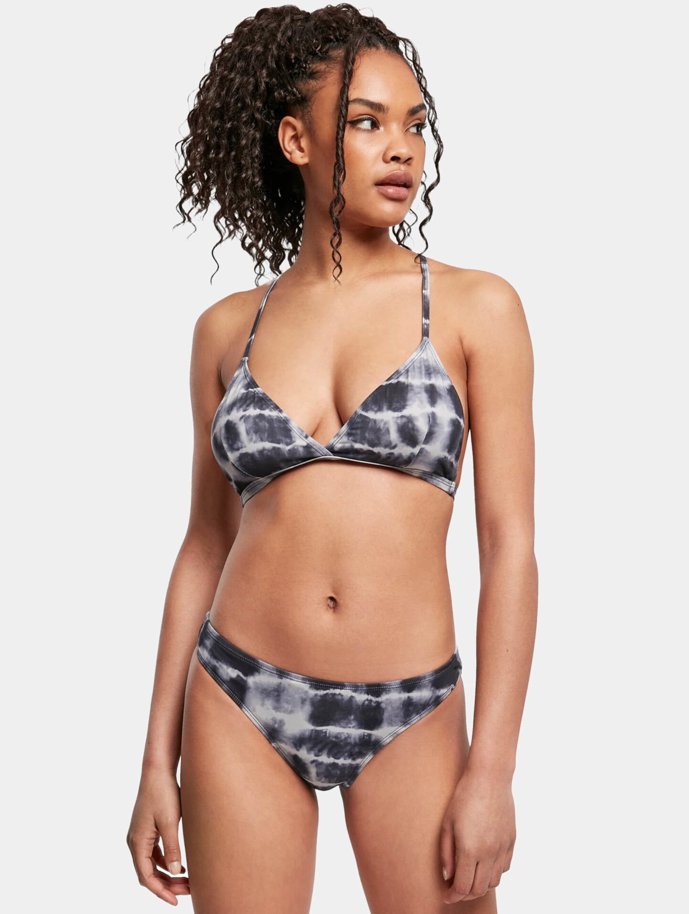 Urban Classics Ladies Tie Dye Triangle Back Bikini