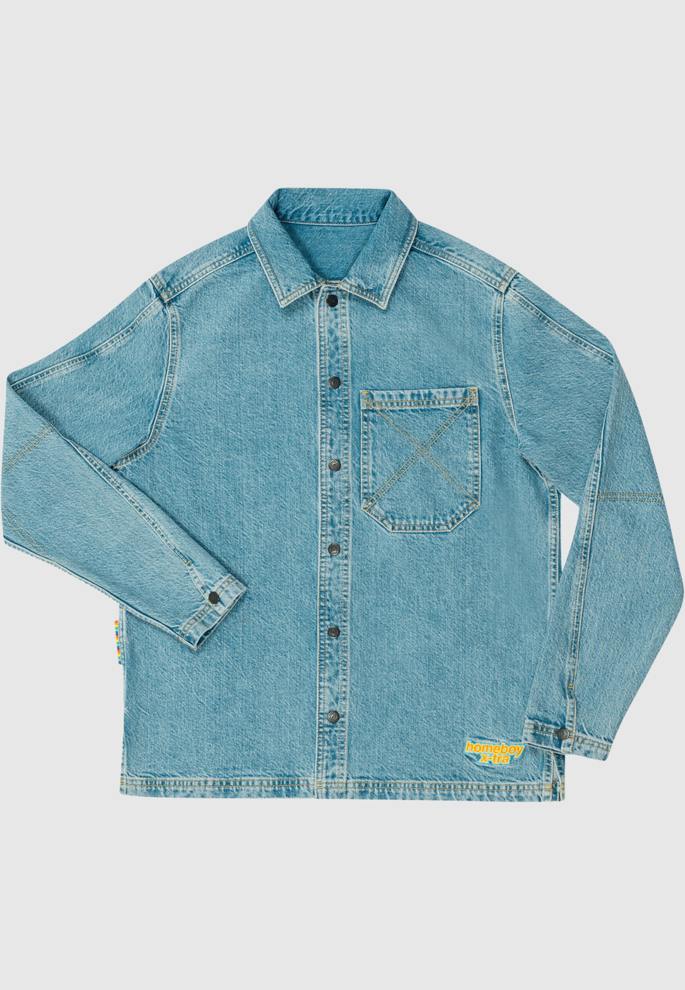 Homeboy Jeanshemd CLOUDWORKER Hybrid Denim