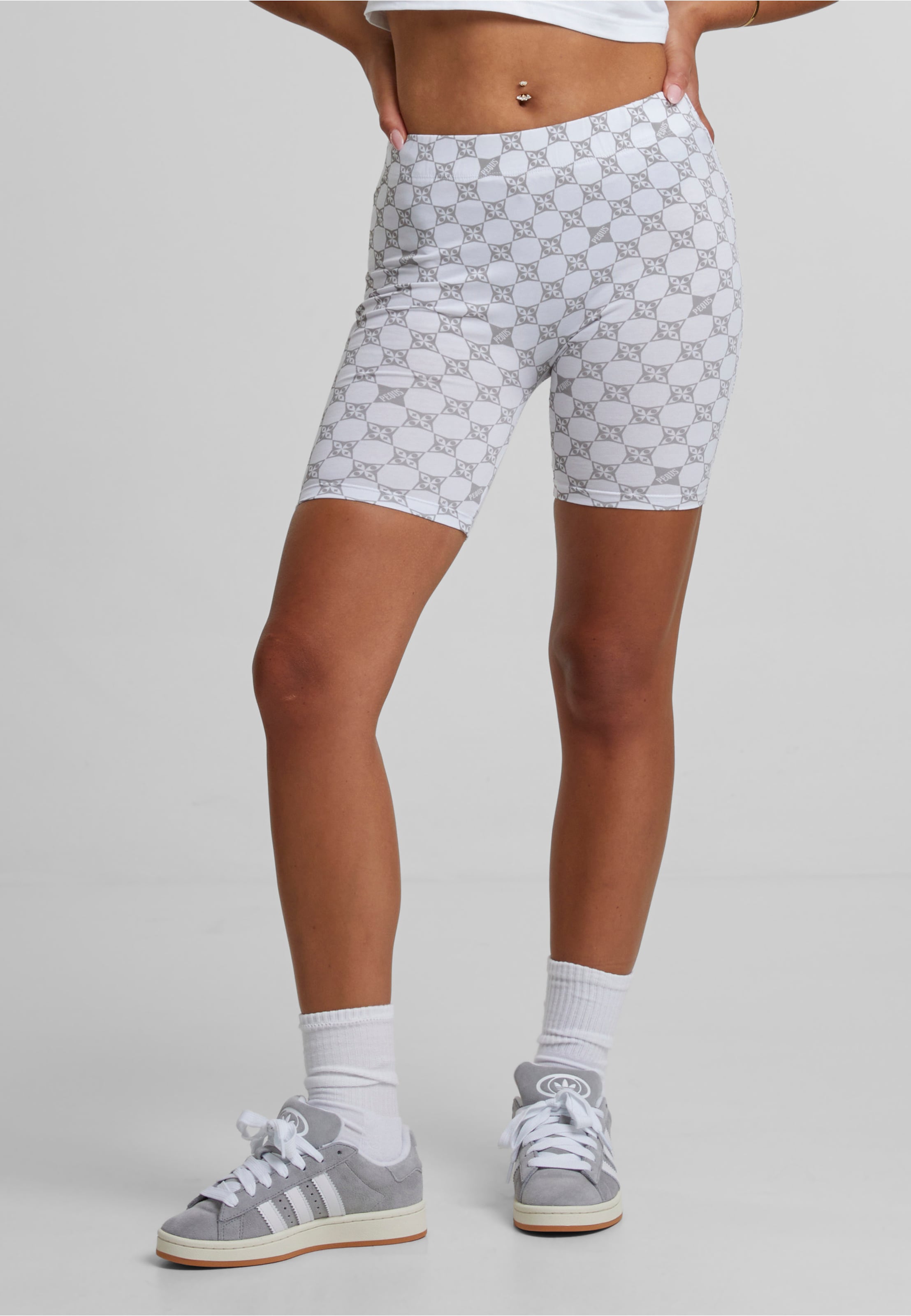 PEQUS Aether Monogram Biker Short